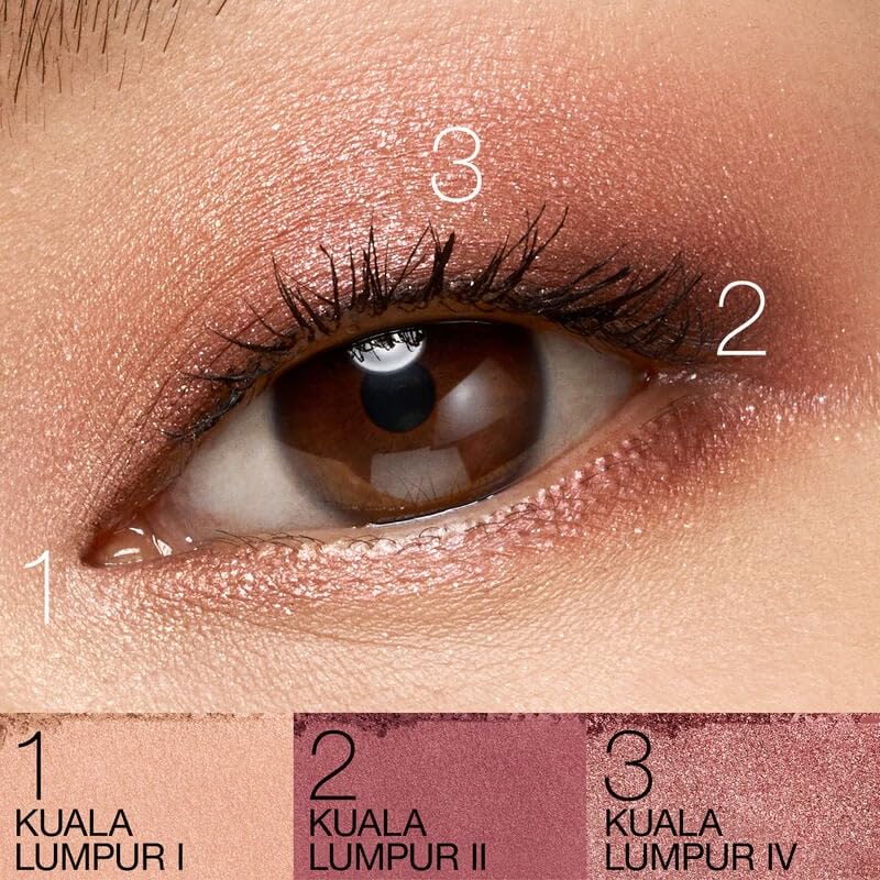 NARS Quad Eyeshadow - Kuala Lumpur, 4 Shades, 0.03 oz. x 4 - Image 3