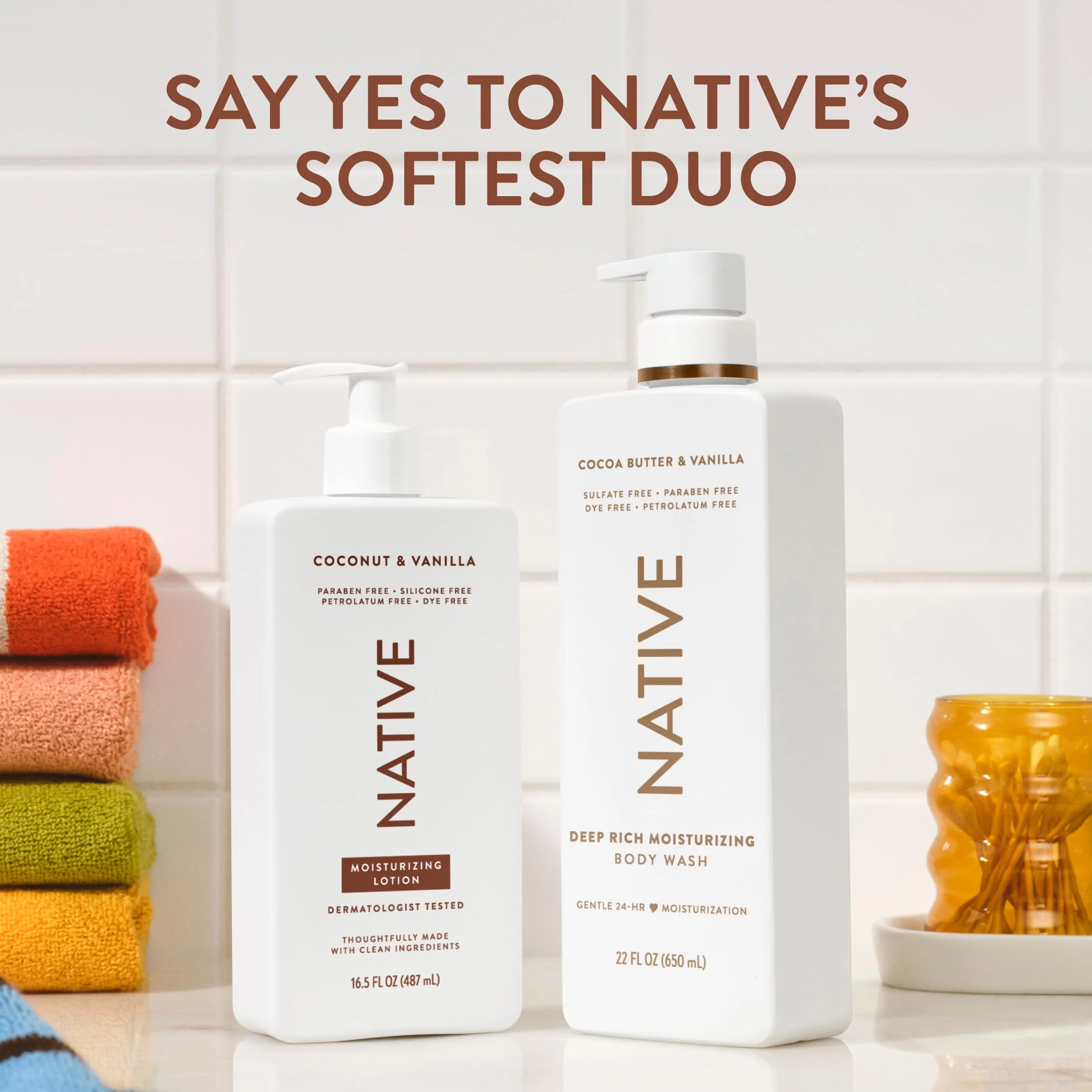Native Body Lotion Contains Naturally Derived Plant-Based Moisturizers for Women and Men | Restores Dry Skin, Coconut & Vanilla, 16.5 fl oz - Image 3