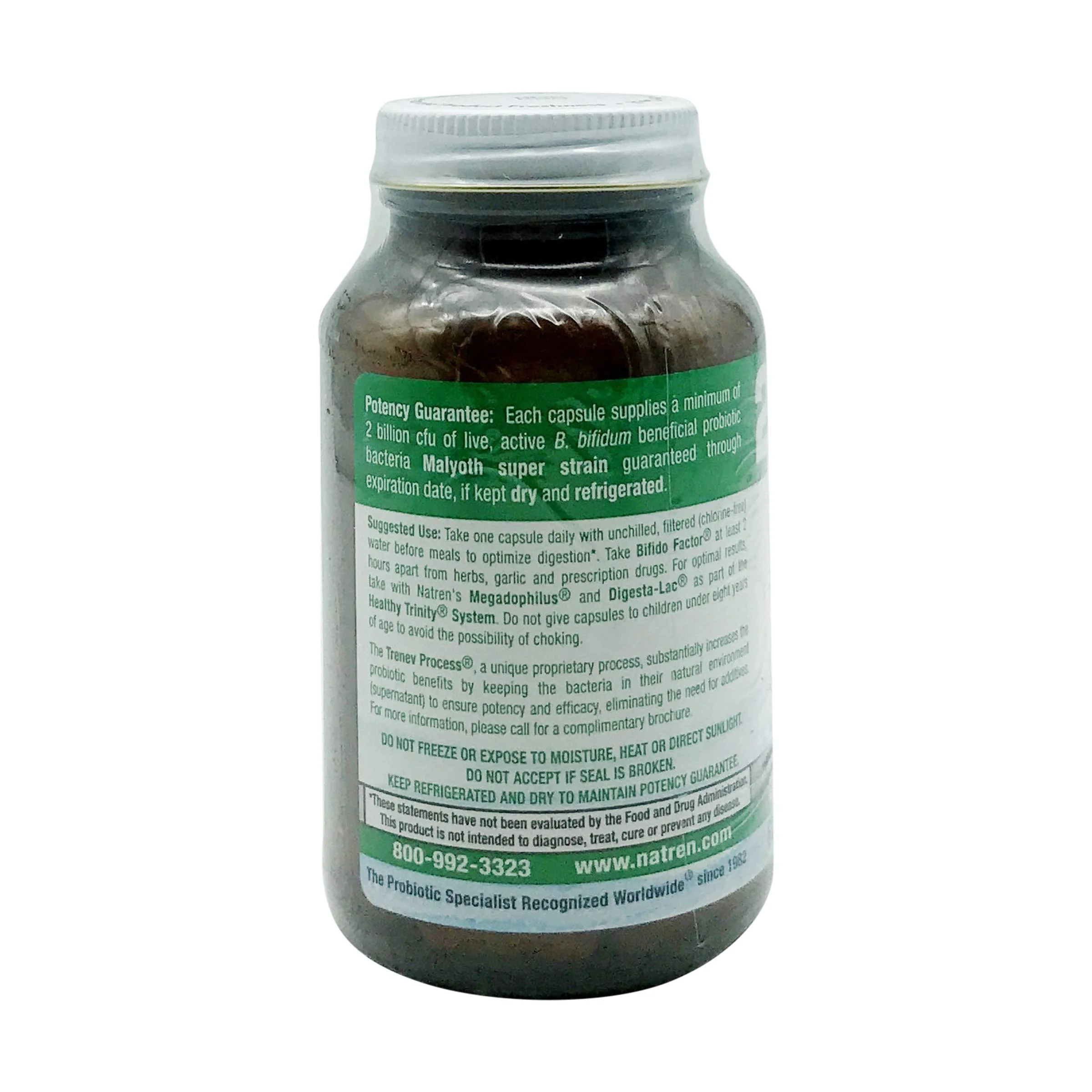 Natren, Bifido Factor Dairy Free, 60 Capsules - Image 3