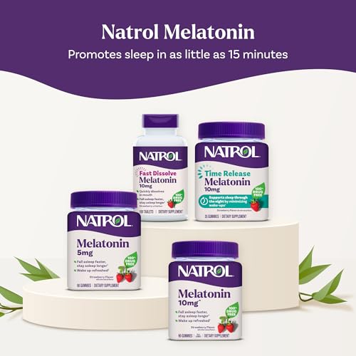 Natrol Fast Dissolve Melatonin 1 mg, Sleep Support for Adults - Image 2