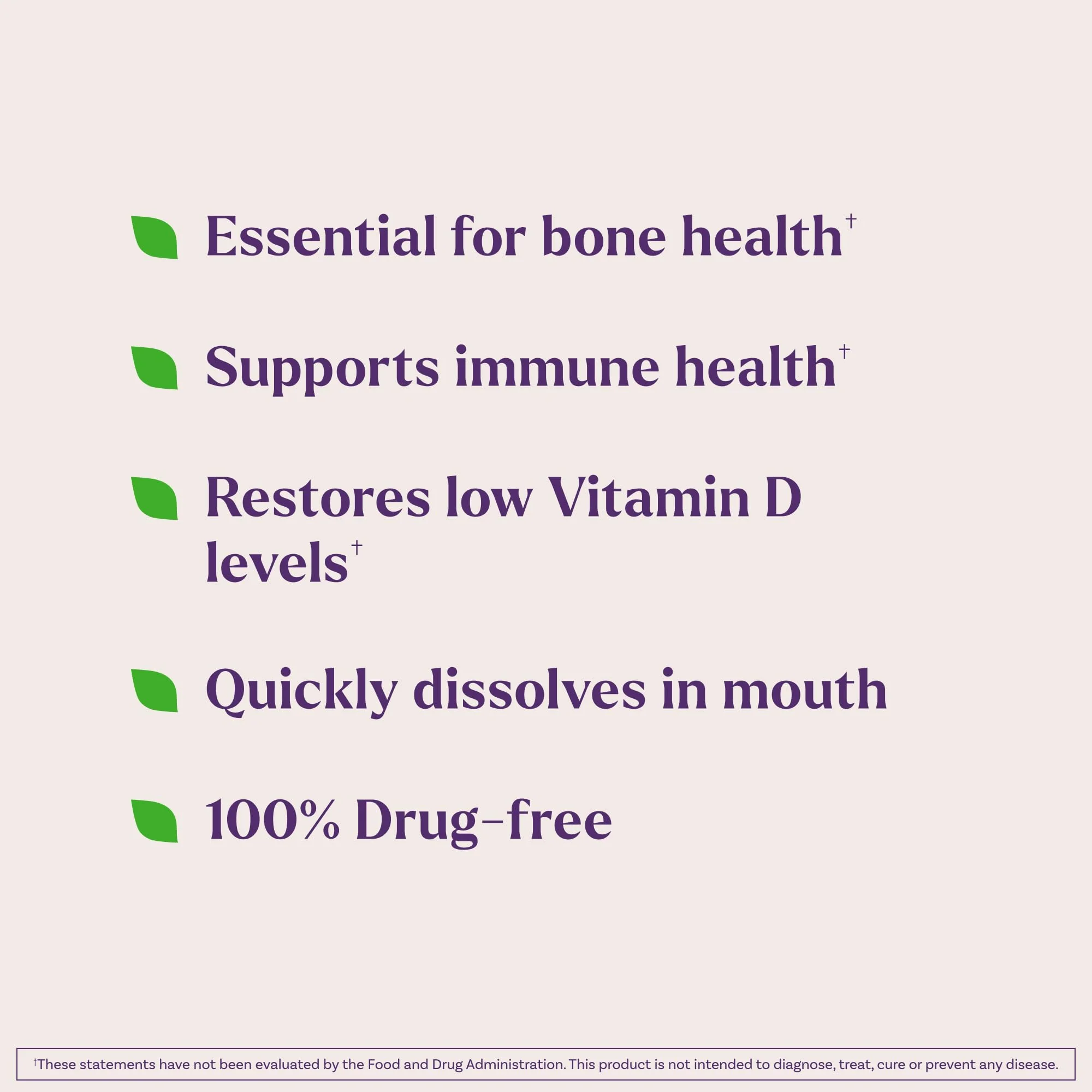 Natrol Fast Dissolve Vitamin D3 2,000 IU, Dietary Supplement for Bone and Joint Health, Bone Support Supplement, 90 Tablets, 90 Day Supply - Image 3