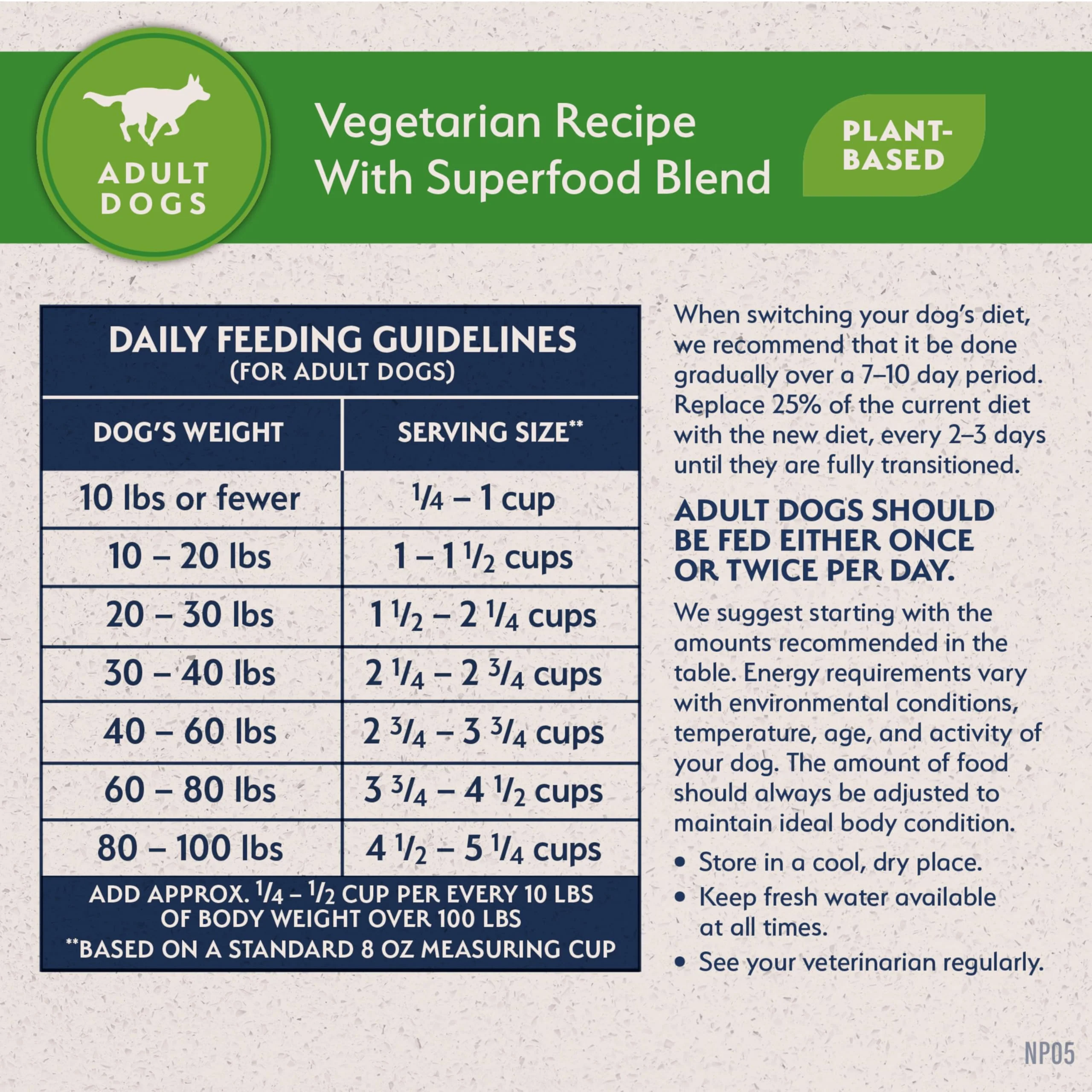 Natural Balance Limited Ingredient Adult Dry Dog Food with Vegan Plant Based Protein and Healthy Grains, Vegetarian Recipe, 4 Pound (Pack of 1) - Image 3