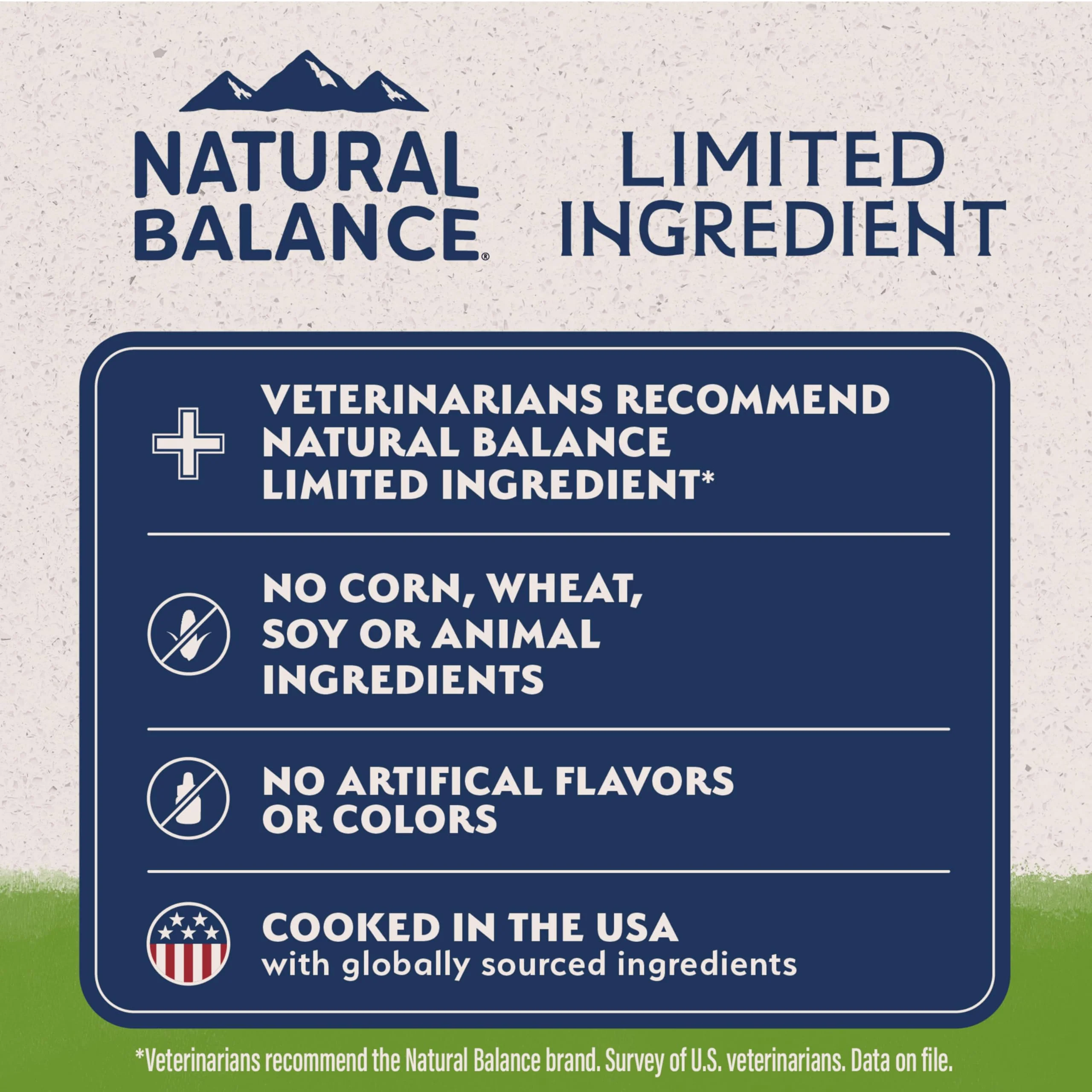 Natural Balance Limited Ingredient Adult Dry Dog Food with Vegan Plant Based Protein and Healthy Grains, Vegetarian Recipe, 4 Pound (Pack of 1) - Image 7