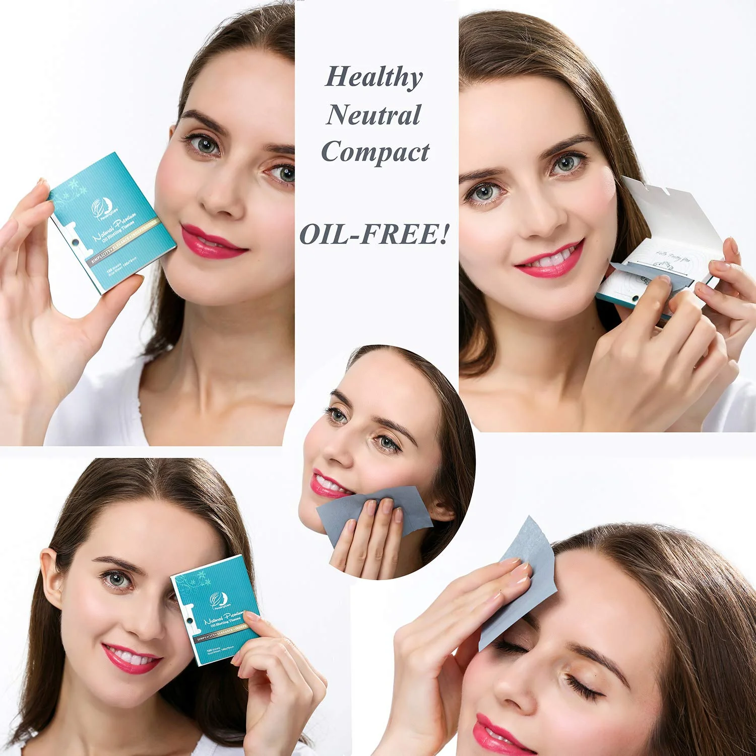 Natural Face Oil Blotting Paper - Bamboo Charcoal 100 Counts, Easy Dispensing Oil Absorbing Sheets, Premium Handy Facial Blotting Papers - Face Skin Care or Beauty Make Up Must Have - Image 7