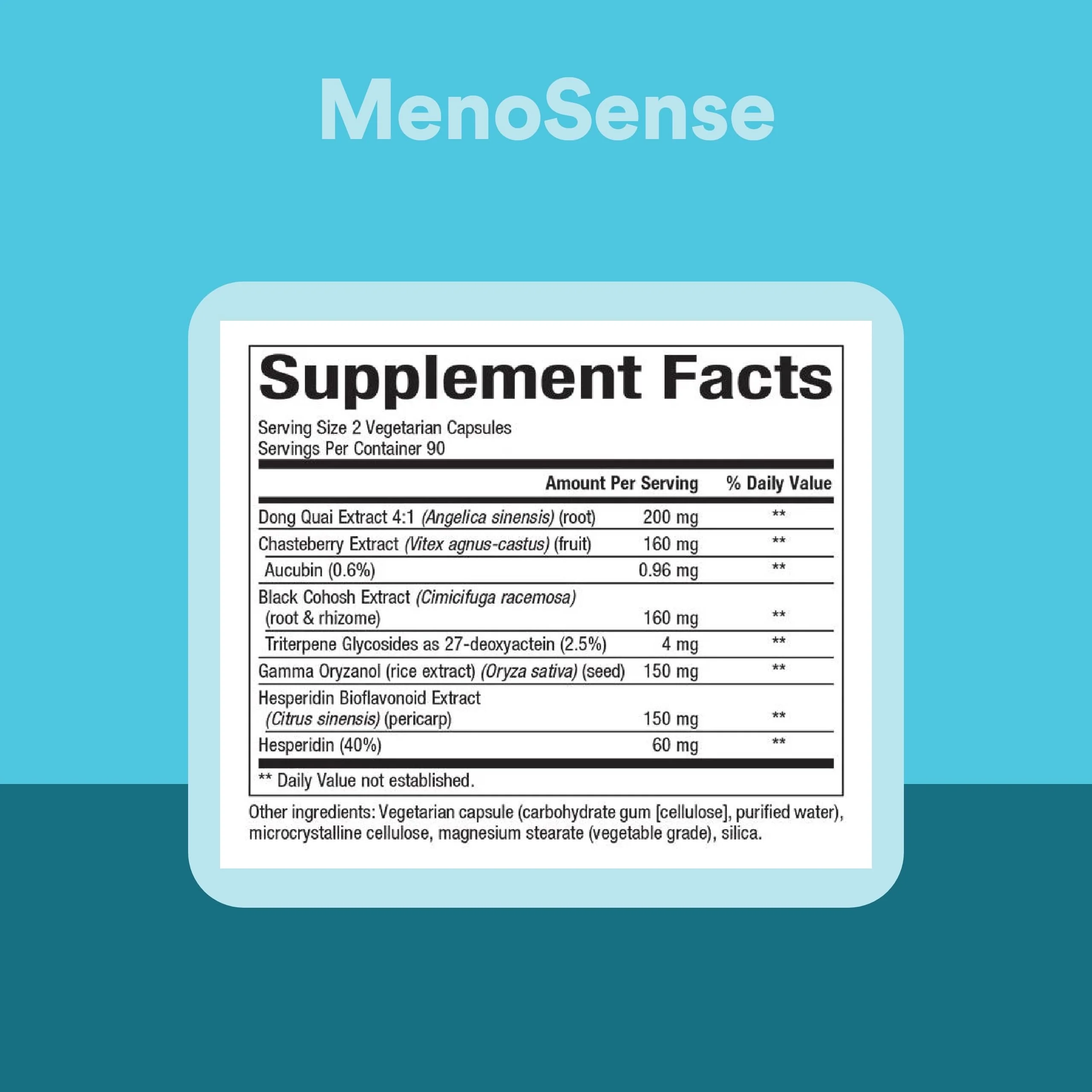 Natural Factors WomenSense MenoSense - Dietary Supplement with Black Cohosh, Chasteberry & Dong Quai - Menopause & Perimenopause Support Supplement - 180 Vegetarian Capsules (90 Servings) - Image 5