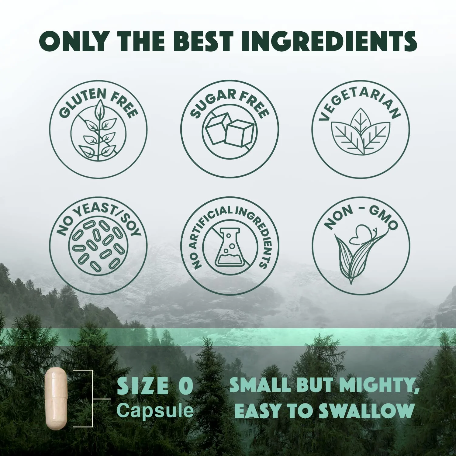 Natural Rhythm Triple Calm Magnesium Complex - 120 Capsules, Chelated Magnesium Glycinate, Taurate & Malate, High Absorption Supplement for Sleep, Stress, Muscle & Heart Support, Non-GMO, Vegan - Image 8