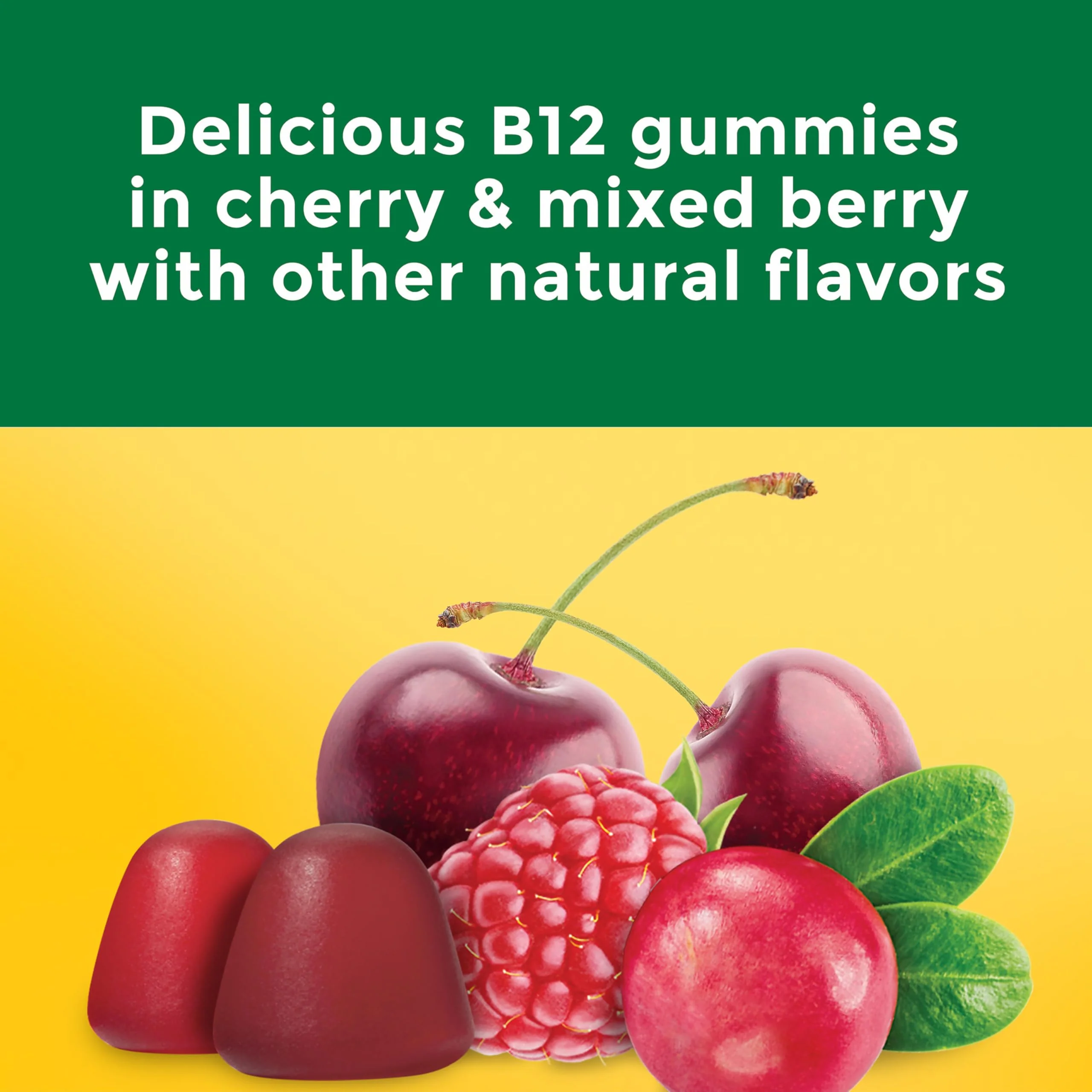 Nature Made Extra Strength Vitamin B12 Gummies 3000 mcg per serving, B12 Vitamins for Energy Metabolism Support, 60 Gummy Vitamins, 30 Day Supply - Image 7