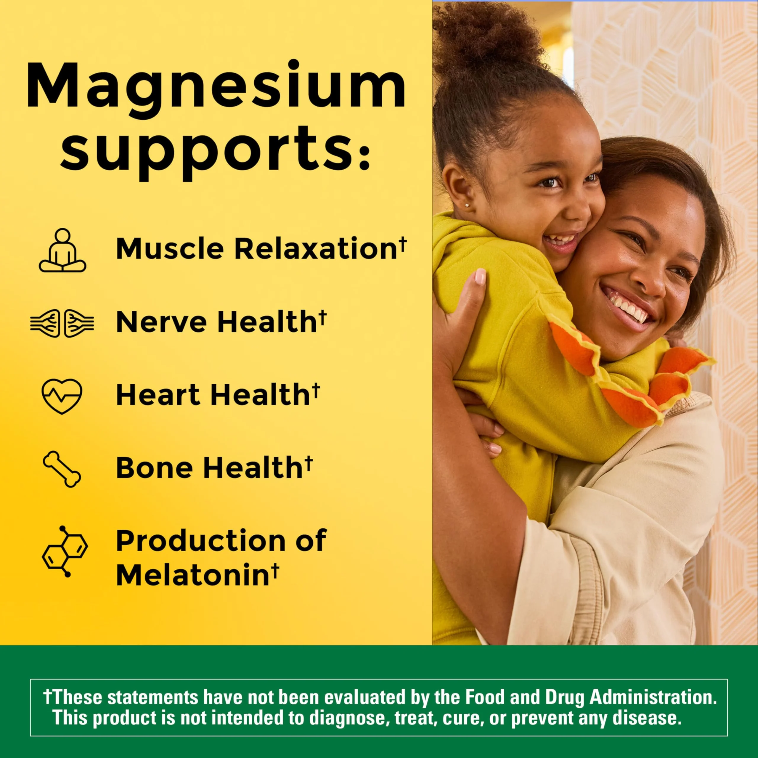 Nature Made Magnesium Citrate 250 mg per serving, Magnesium Supplements for Men and Women, Support for Muscle, Nerve, Bone and Heart, 120 Softgels, 60 Day Supply - Image 8