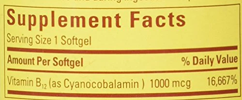Nature Made Vitamin B12 1000 mcg., 400 Softgels - Image 3
