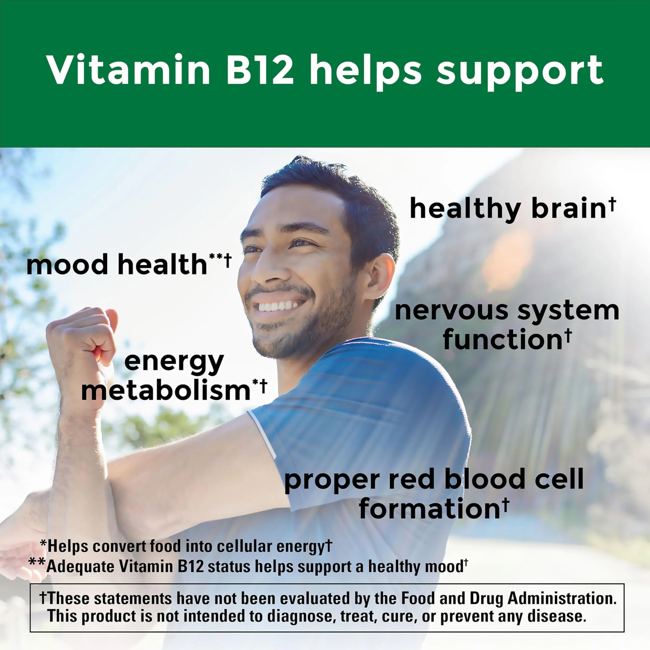Nature Made Vitamin B12 1000 mcg, Dietary Supplement for Energy Metabolism Support, B12 Vitamins 1000 mcg, 90 Softgels, 90 Day Supply - Image 7
