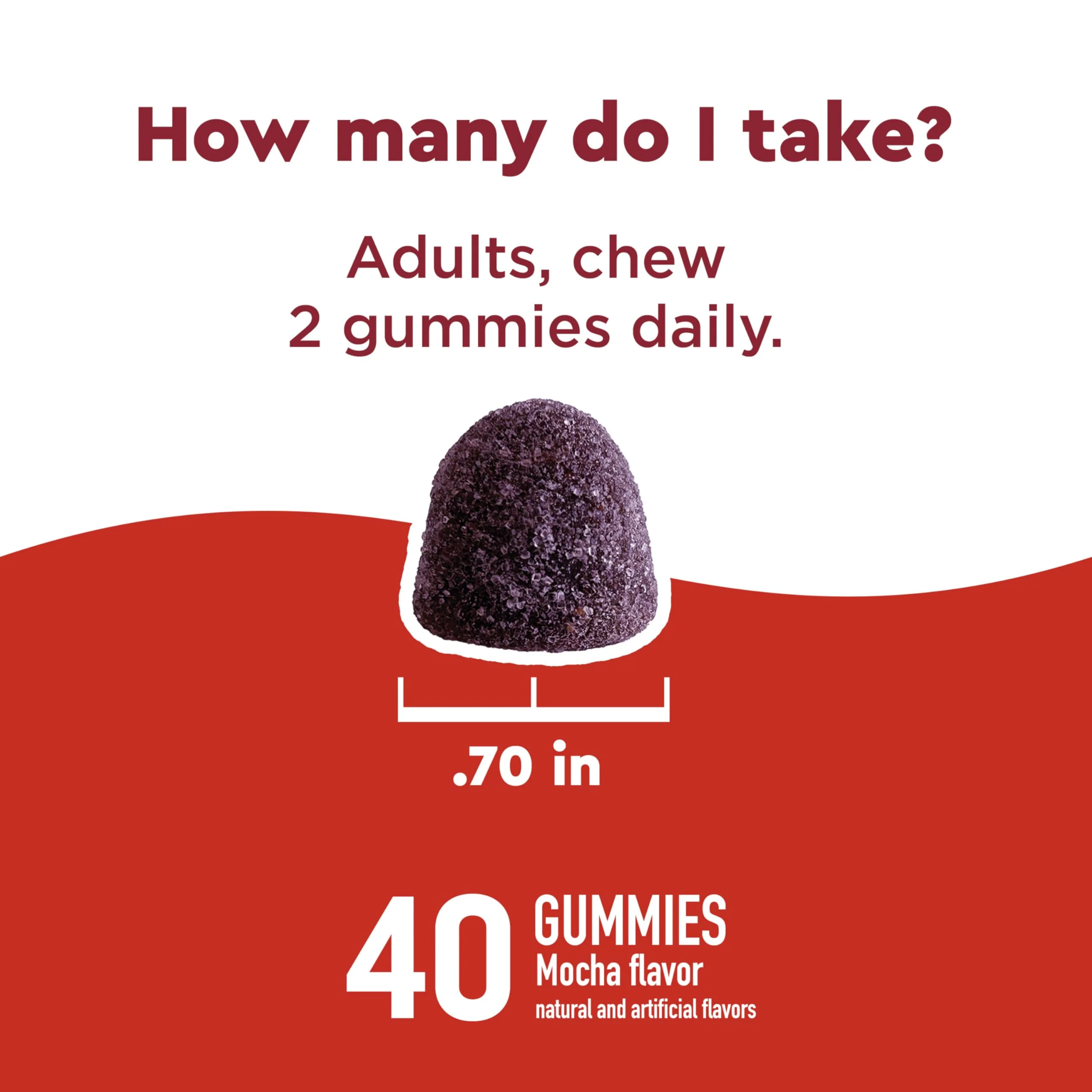 Nature Made Wellblends EnergyMAX Gummies, Fast Acting Caffeine, CoQ10 & Vitamin B12 1000mcg, Energy Support Gummy Vitamins, Nature Made Gummies, 40 Count - Image 5