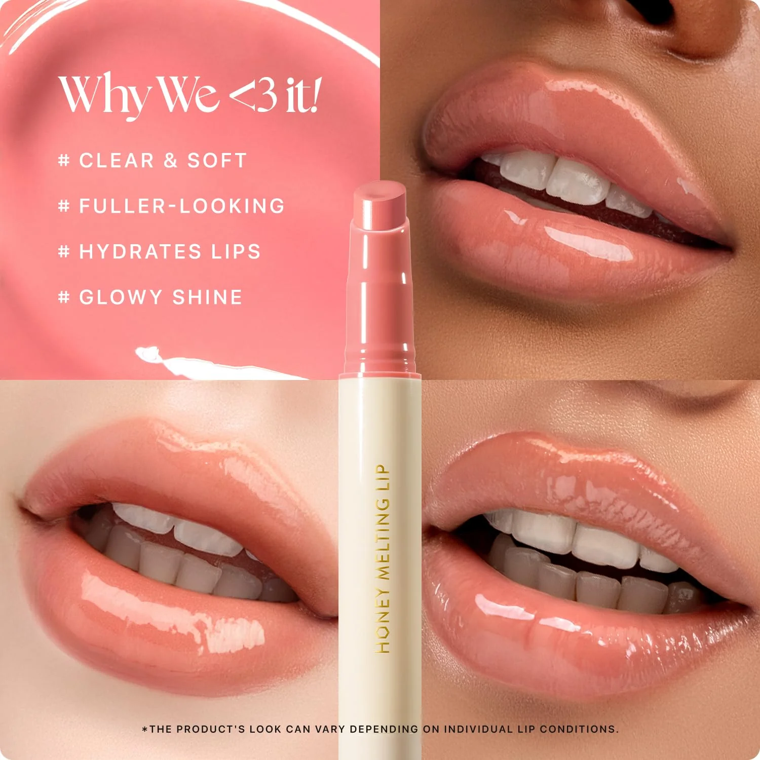 Nature Republic HONEY MELTING LIP (02 FIG) SOFT LIP STICK, Hydrating Gloss, Moisturizing balms, Sheer tint, Shine & Nude, Glowy Finish, korean make up - Image 7