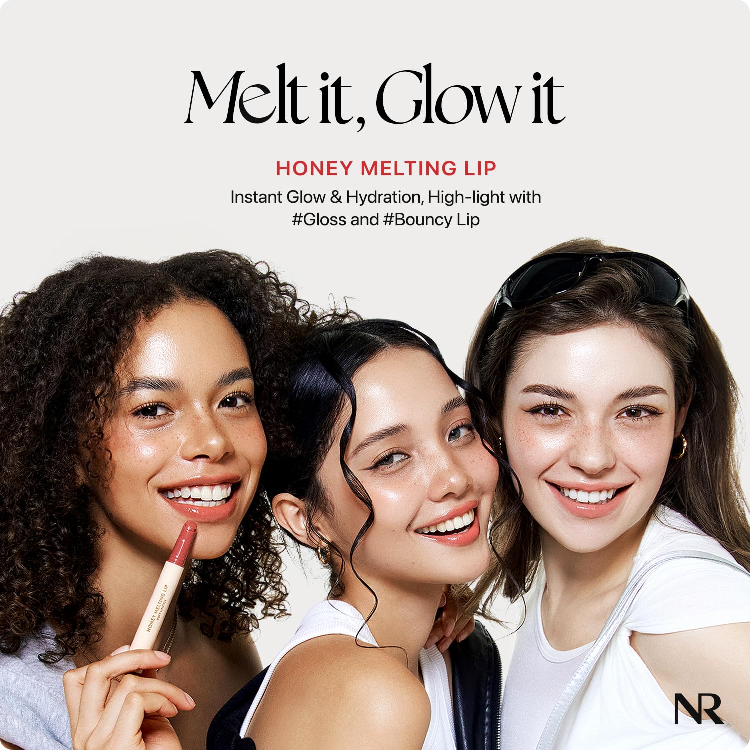 Nature Republic HONEY MELTING LIP (04 POMEGRANATE) SOFT LIP STICK, Hydrating Gloss, Moisturizing balms, Sheer tint, Shine & Glowy Finish, korean make up - Image 2