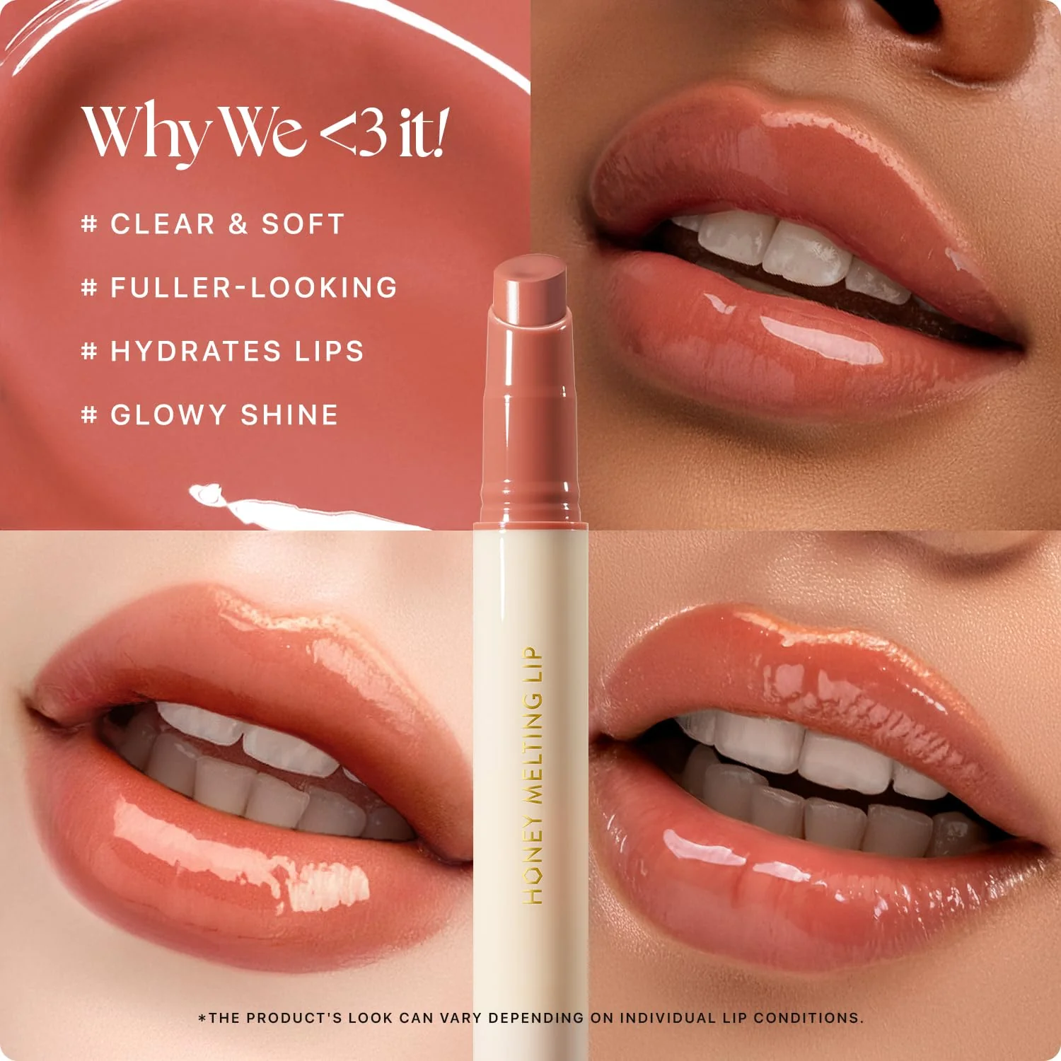 Nature Republic HONEY MELTING LIP (06 COCO) SOFT LIP STICK, Hydrating Gloss, Moisturizing balms, Sheer tint, Shine & Glowy Finish, korean make up - Image 7