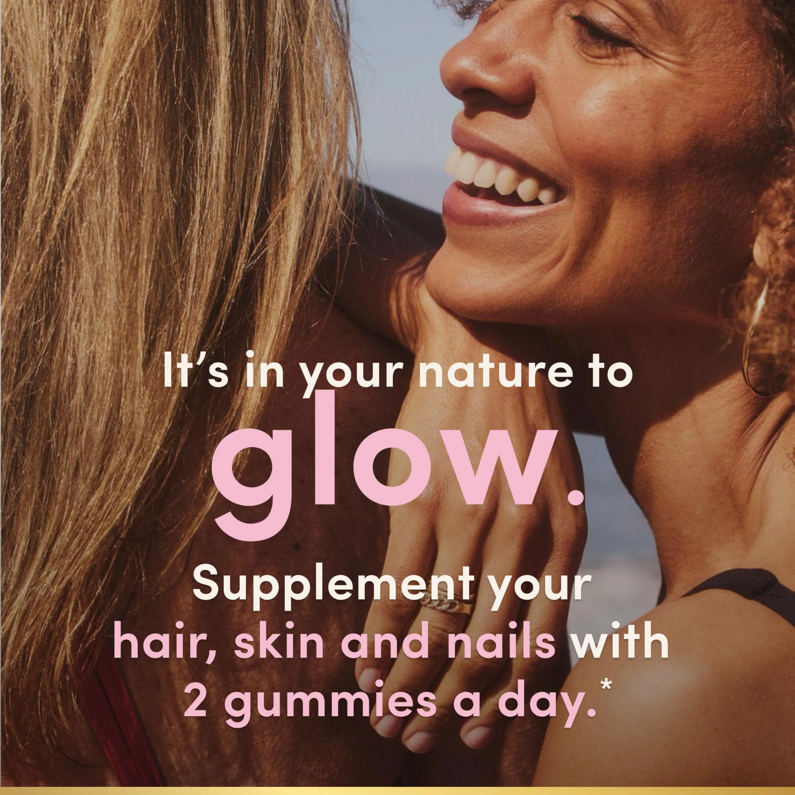 Nature’s Bounty Optimal Solutions Advanced Hair, Skin and Nails Pectin Gummies, 2x Biotin Per Serving, No Stick Gummy, Vegetarian Formula, Strawberry Flavor, 200 ct, 100 Total Servings - Image 5