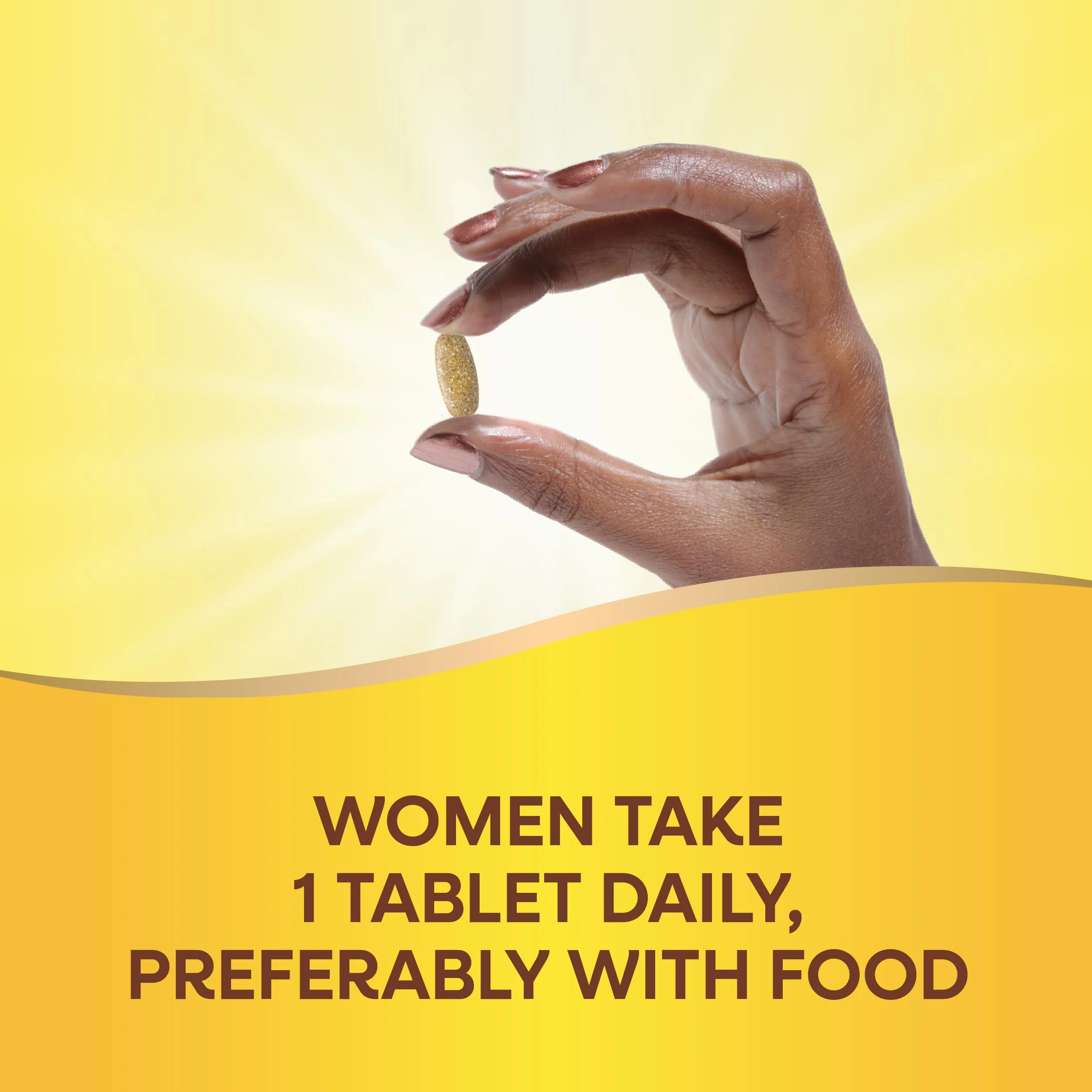 Nature’s Way Alive! Ultra Potency Multivitamin for Women 50 Plus, Complete High Potency Formula with Vitamin D3, C, E, Methylated B12, Supports, Heart, Brain, and Bone Health*, 60 Tablets - Image 3