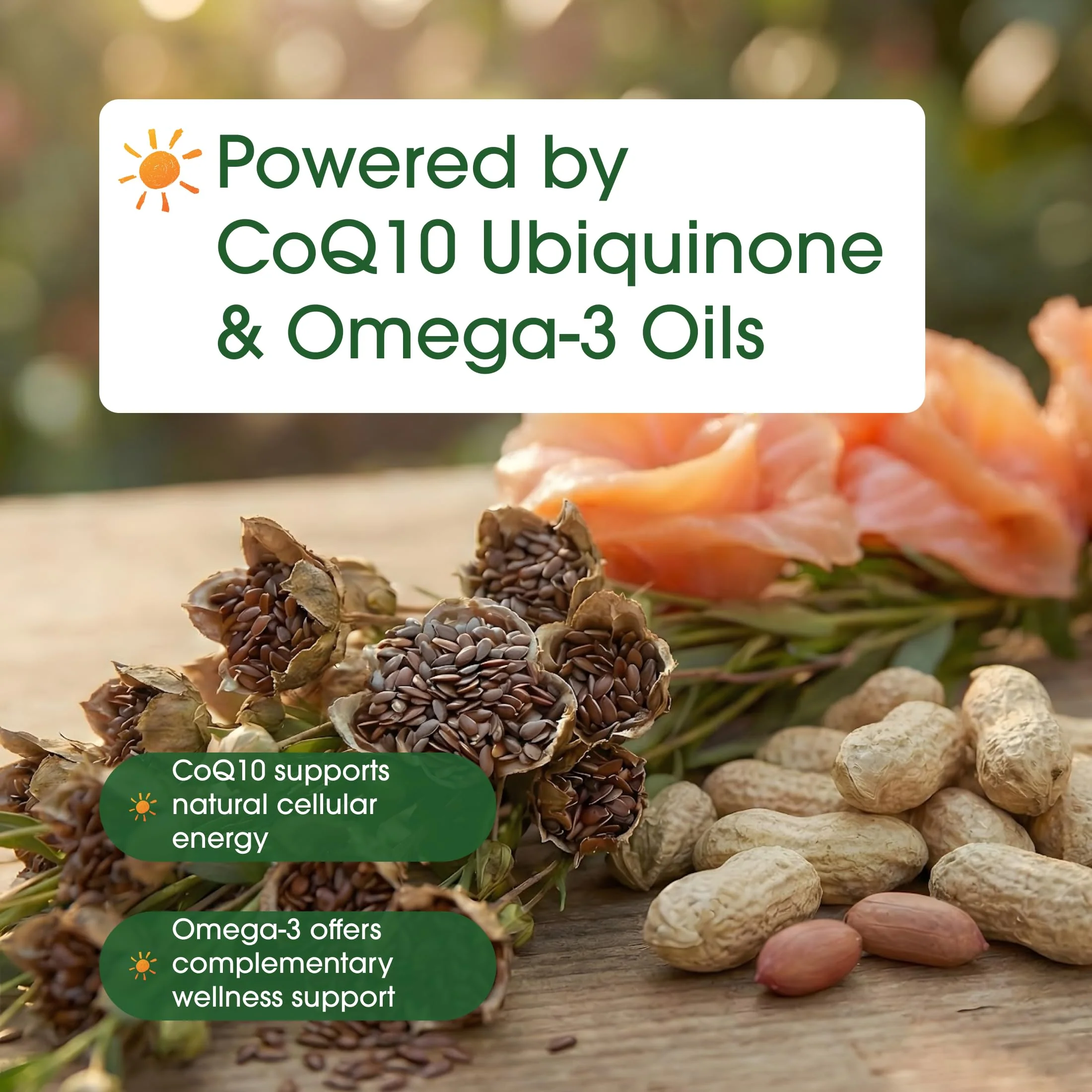 NatureBell CoQ10 400mg with Omega-3-240 Capsules - Antioxidant Supplement for Heart & Energy Health Support - Supports Cellular Energy* - Extra Strength Coenzyme Q10 - Image 4