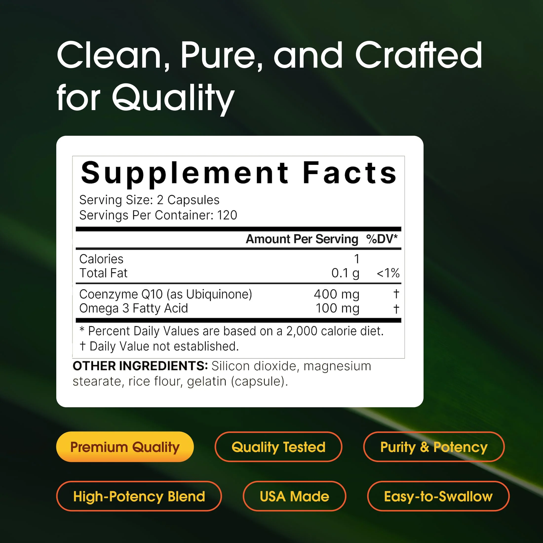 NatureBell CoQ10 400mg with Omega-3-240 Capsules - Antioxidant Supplement for Heart & Energy Health Support - Supports Cellular Energy* - Extra Strength Coenzyme Q10 - Image 7