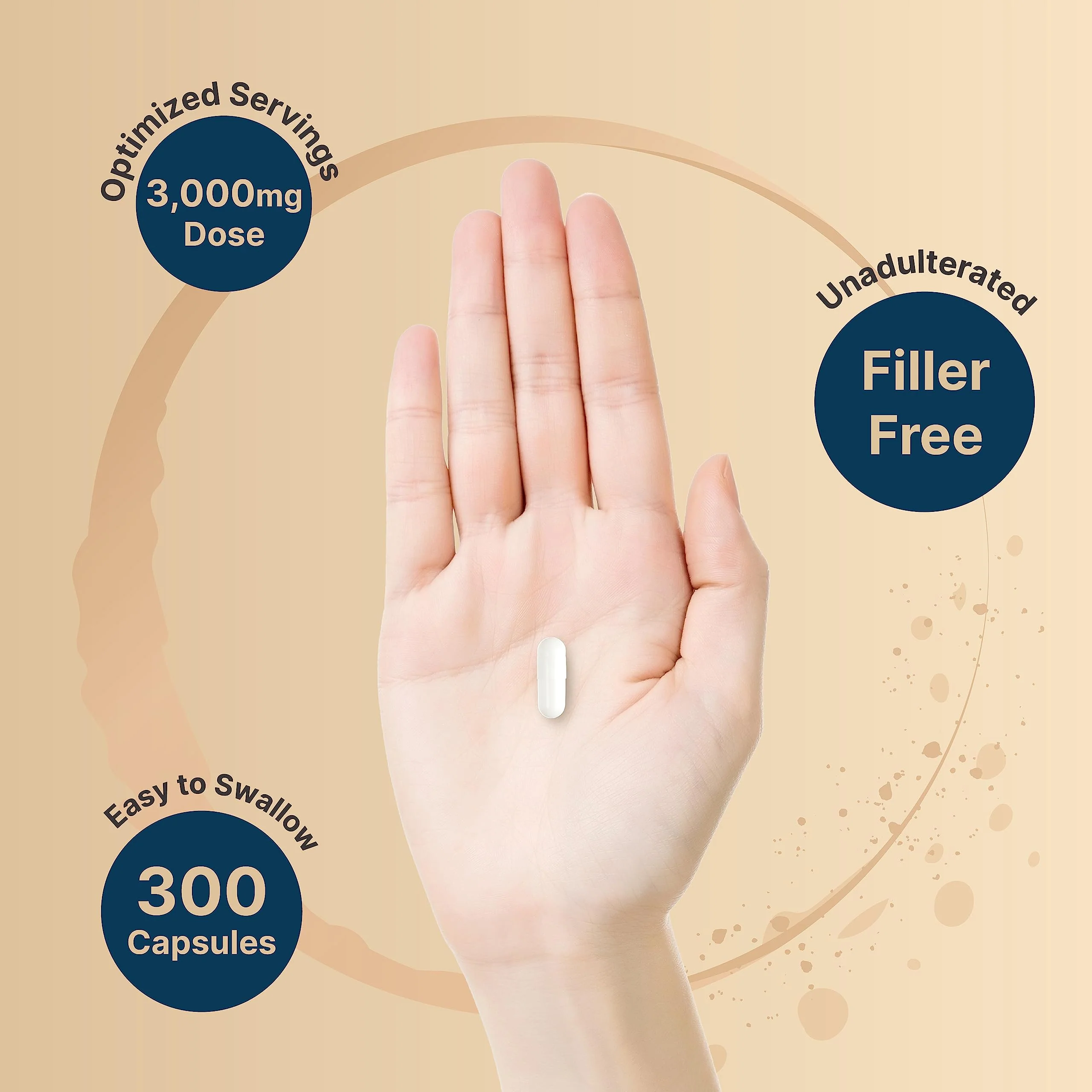 NatureBell Creatine Monohydrate Capsules 3,000mg Per Serving, 300 Count | Micronized, Unflavored Creatine Pills | Pre-Workout & Muscle Strength Support | Easy to Swallow, Filler-Free | 50 Servings - Image 4
