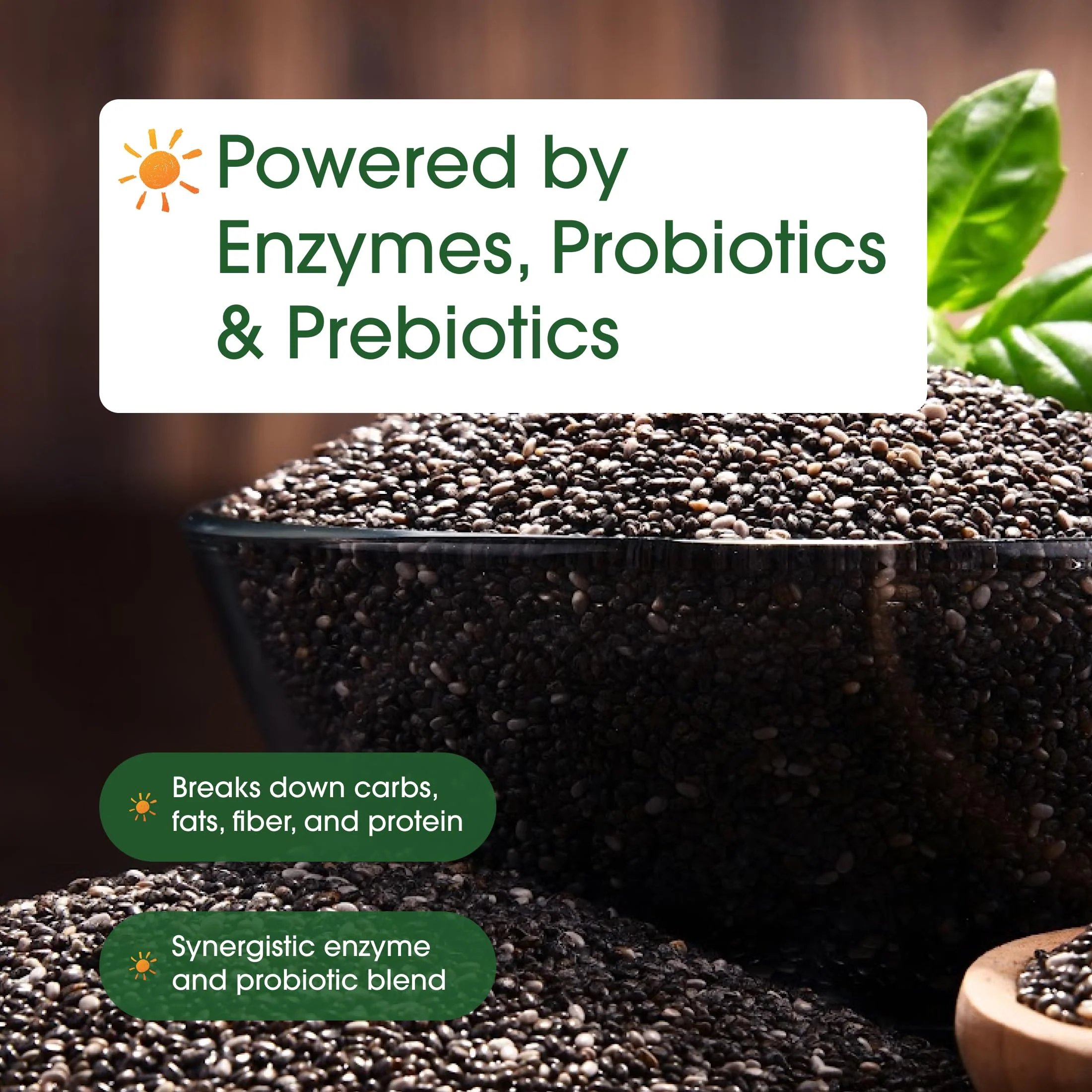 NatureBell Digestive Enzymes - 240 Capsules - Gut & Digestive Health Support Supplement* - with 20 Enzymes, 5 Prebiotics & 10-Strand Probiotic Blend - Image 4