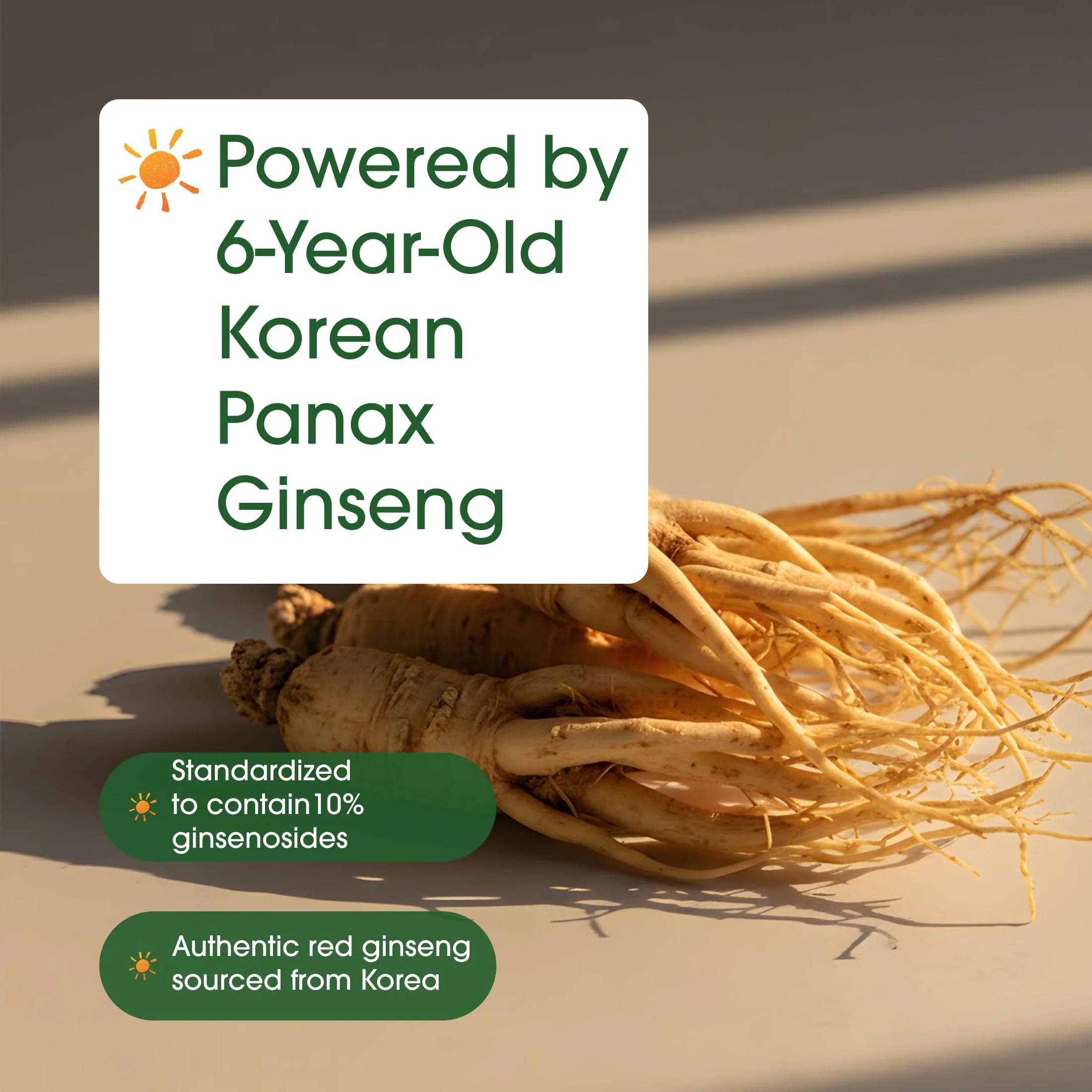 NatureBell Panax Korean Red Ginseng - 240 Softgels - 2,250mg High Strength Herbal Vitality Support* - Standardized 10% Ginsenosides from Six-Year-Old Ginseng Root - Energy & Immune Support* - Image 4