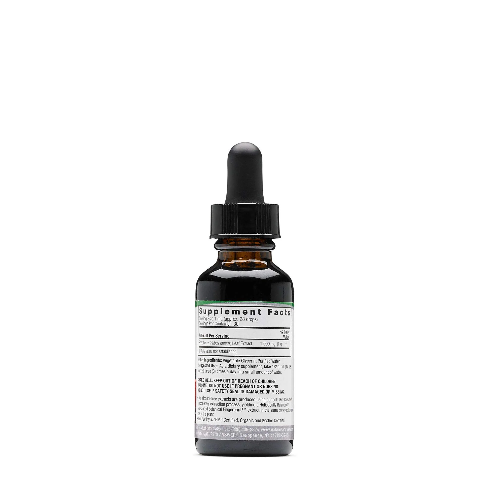 Nature's Answer Alcohol-Free Raspberry Leaf, 1-Fluid Ounce - Image 3