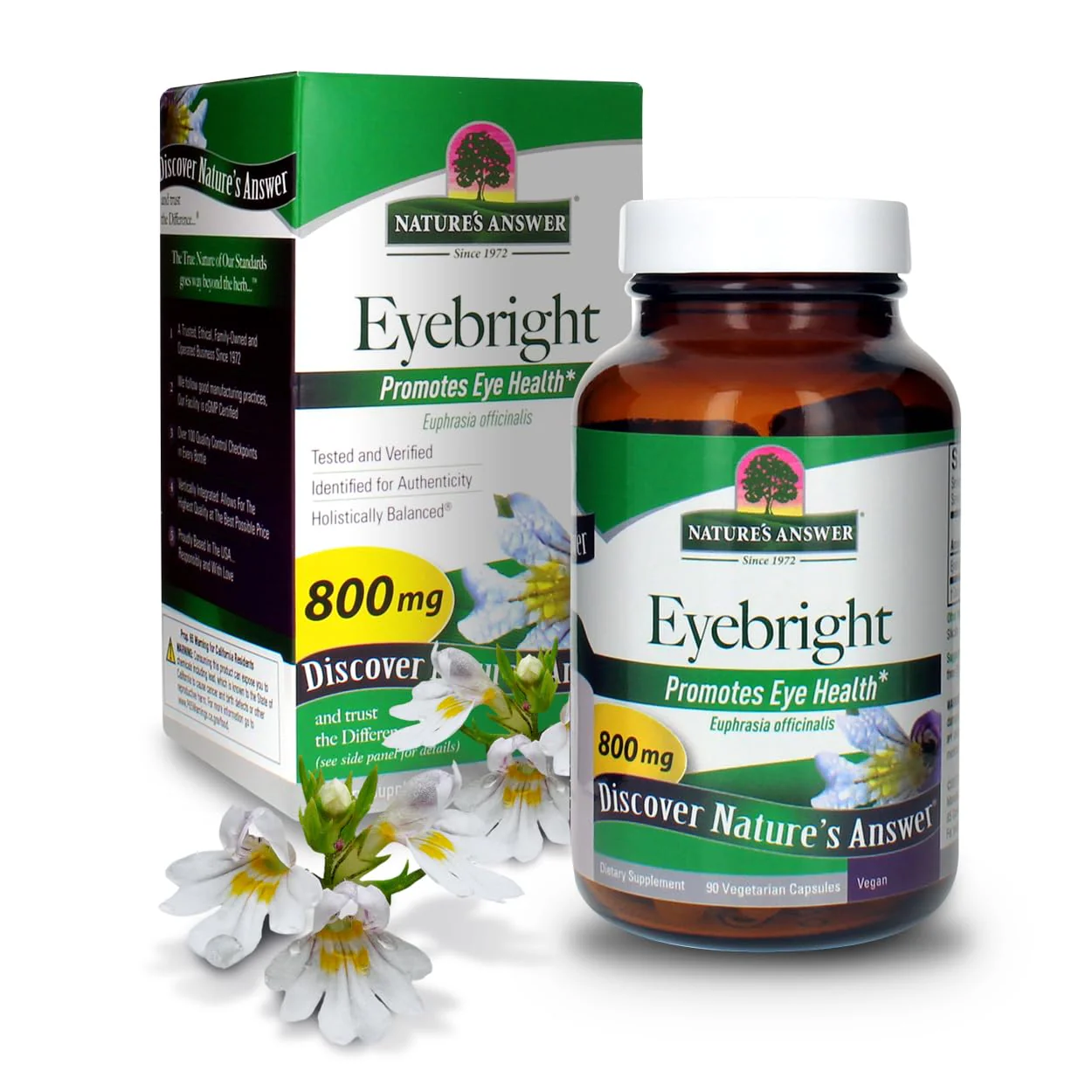 Natures Answer Eyebright Herb 90 Capsules