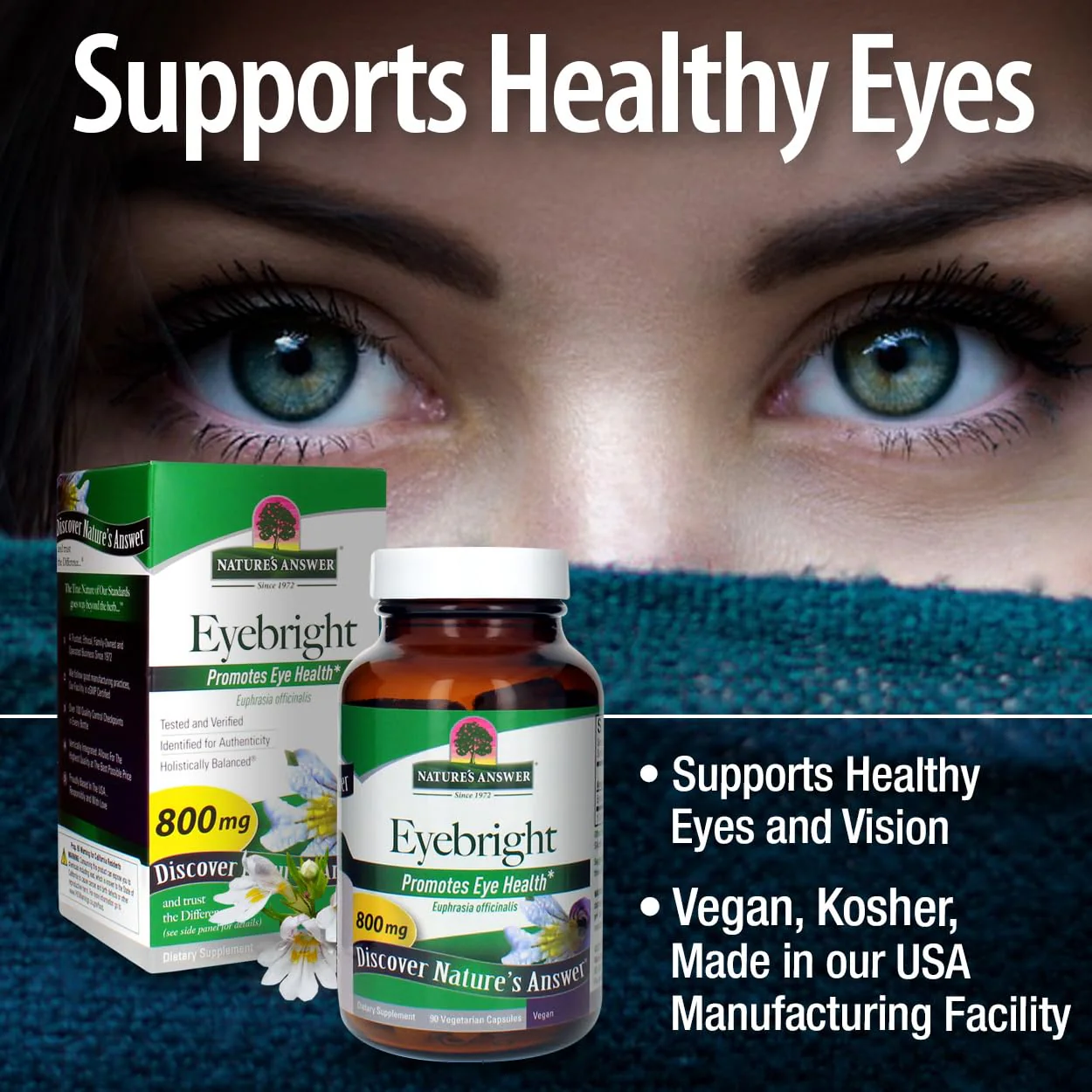 Natures Answer Eyebright Herb 90 Capsules - Image 5