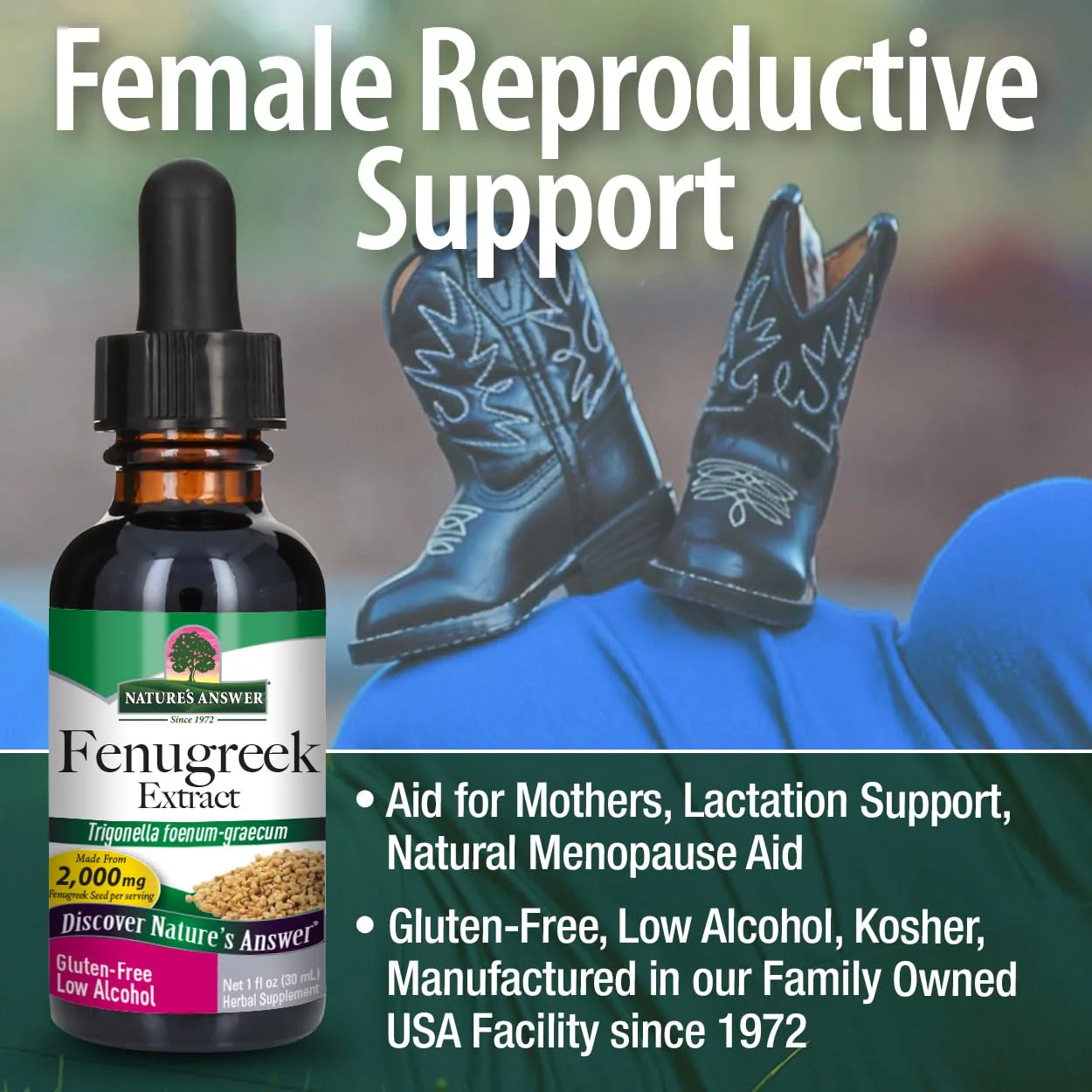 Nature's Answer Fenugreek Seed with Organic Alcohol, 1-Fluid Ounce - Image 6