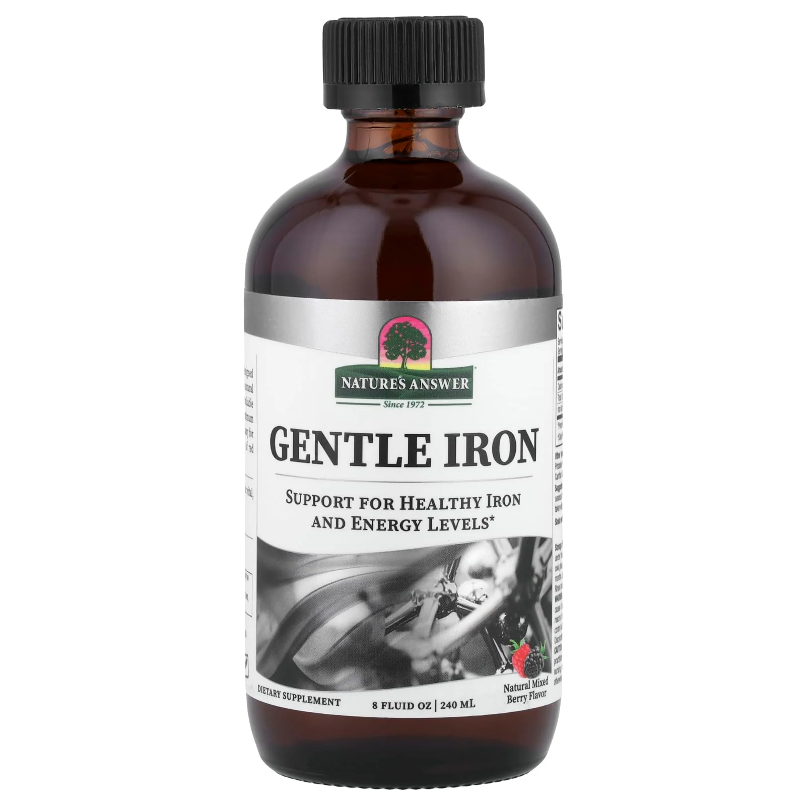 Nature's Answer Gentle Iron 8 Ounce Liquid | Supports Red Blood Cells | Supports Iron Levels | Gluten Free | Non GMO