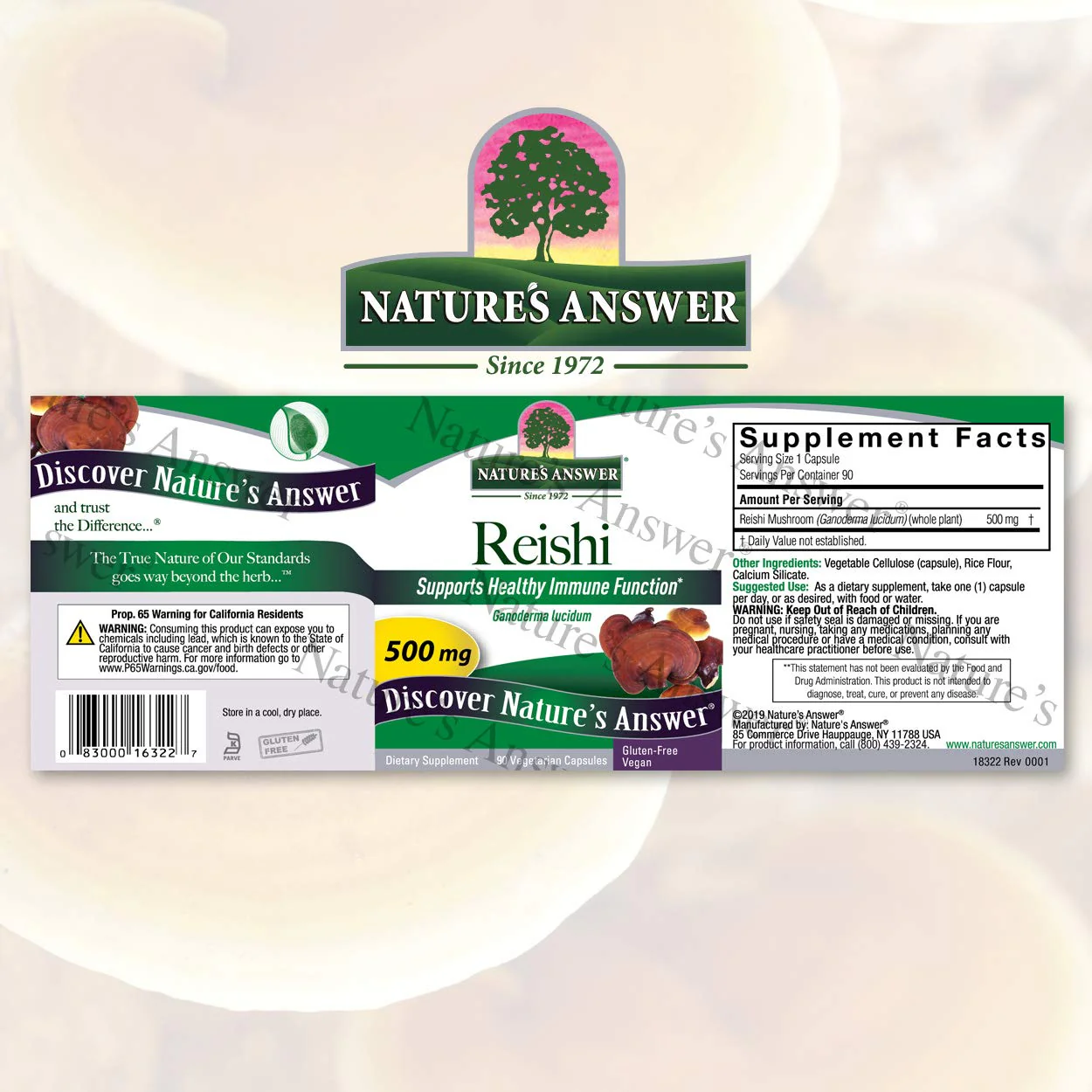 Nature's Answer Reishi Mushroom Mycelia Vegetarian Capsules, 90-Count | Immune Support | Promotes Cardiovascular Health | Liver Support - Image 7