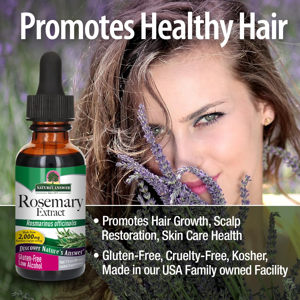 Nature's Answer Rosemary Leaf with Organic Alcohol, 1-Fluid Ounce - Image 6