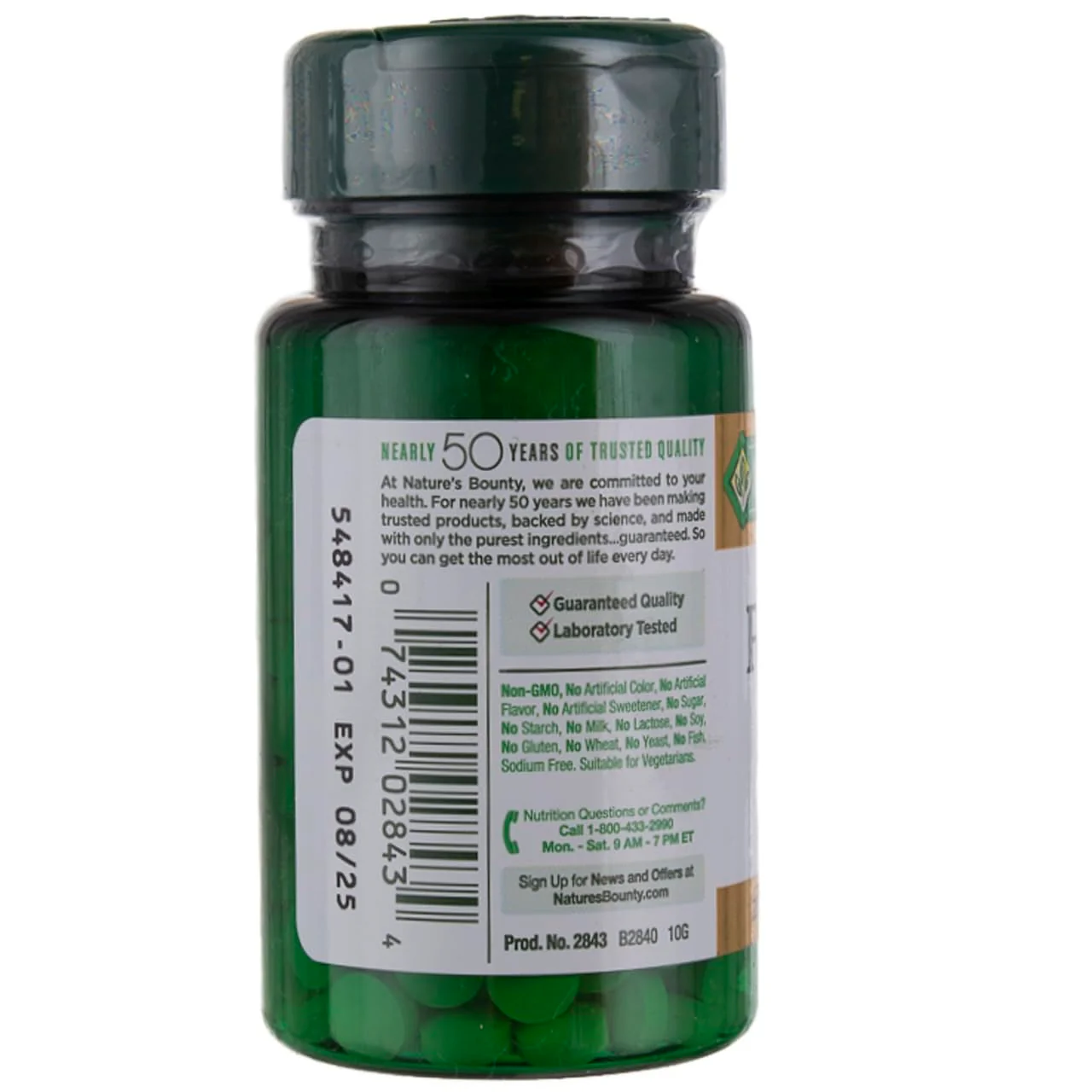 Nature's Bounty Folic Acid 800 mcg Tabs, 250 ct - Image 3