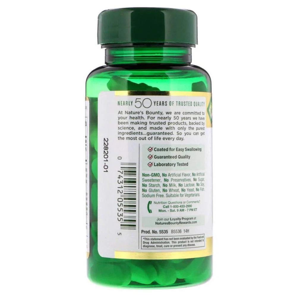 Nature's Bounty Magnesium, 500 mg Coated Tablets, Mineral Supplement, Supports Bone and Muscle Health, Gluten Free, Vegetarian, 100 Count (Pack of 3) - Image 2