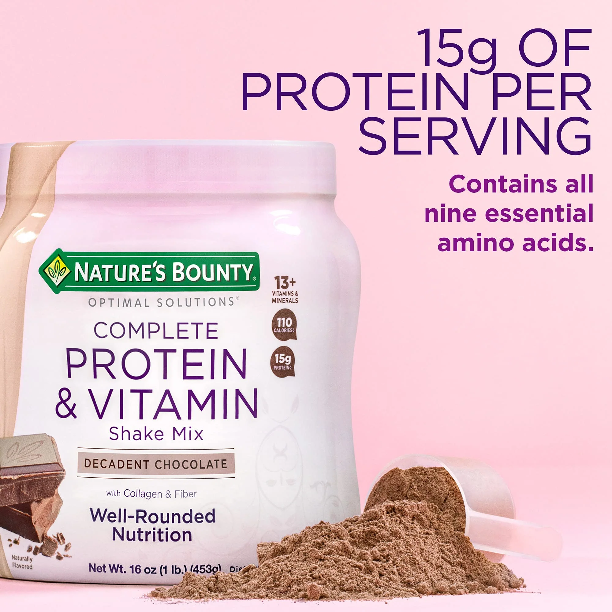 Nature's Bounty NBTY OP Protein Shake Choc 6x16oz PWD US - Image 6