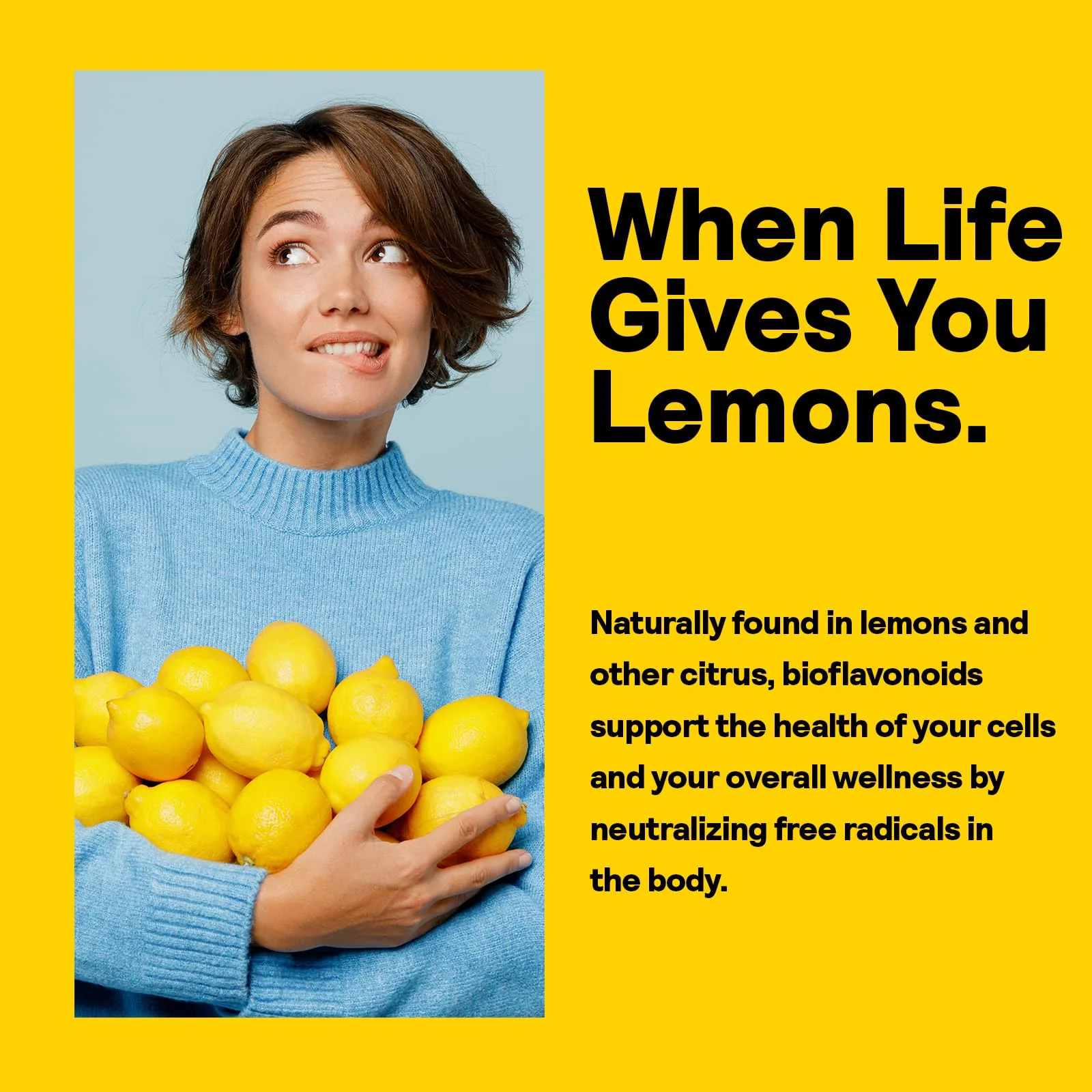 Nature's Life Lemon Bioflavonoids 1000mg - Citrus Bioflavonoids Supplement with Hesperidin and Rutin - Antioxidant and Cellular Support, Vitamin C Absorption - 60 Day Guarantee, 100 Serv, 100 Tablets - Image 4