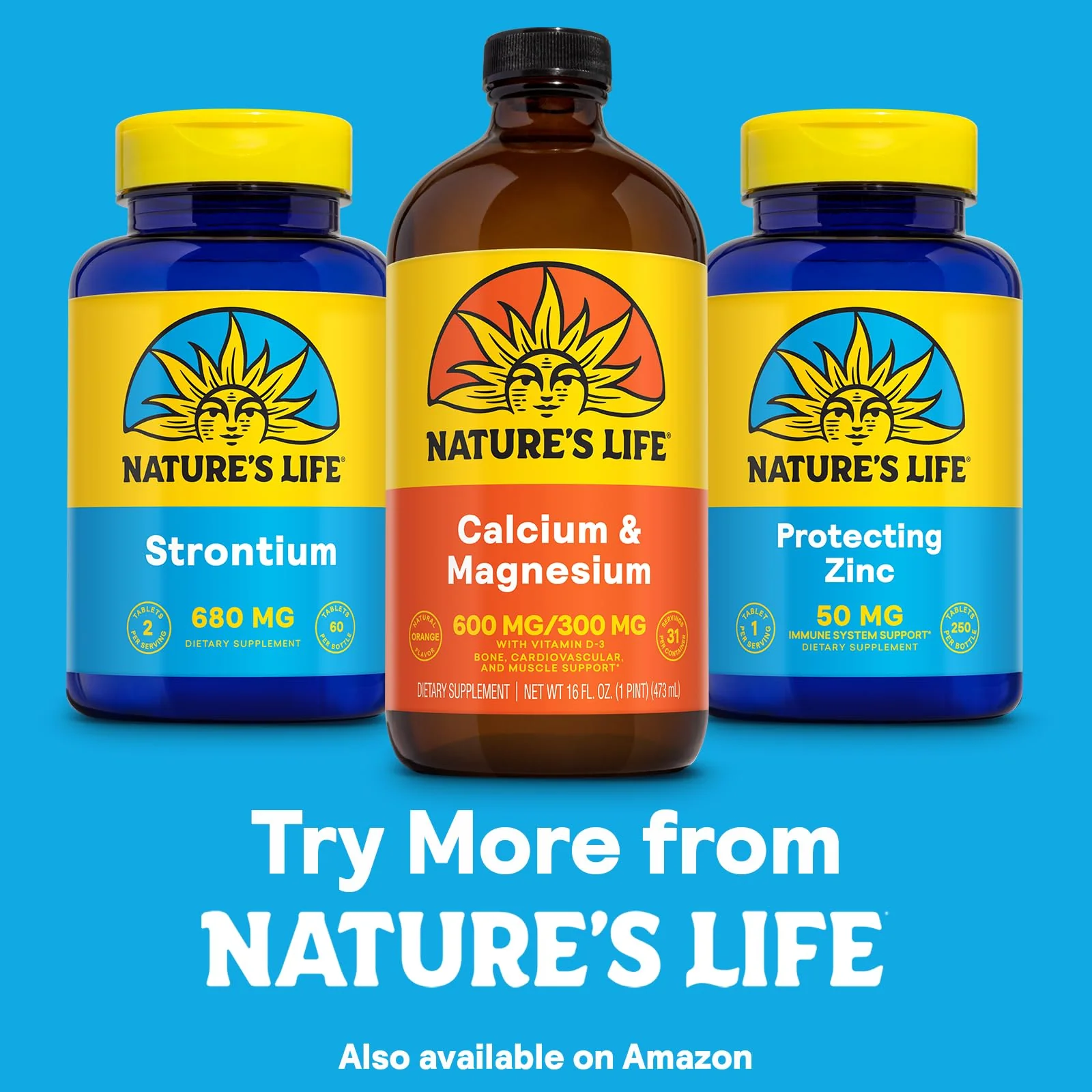 NATURE'S LIFE Liquid Calcium Magnesium Supplement with Vitamin D 3 - Bone Health, Muscle, Heart Health and Immune Support - Natural Orange Flavor, 60-Day Guarantee, Lab Verified, 31 Servings, 16 FL OZ - Image 6