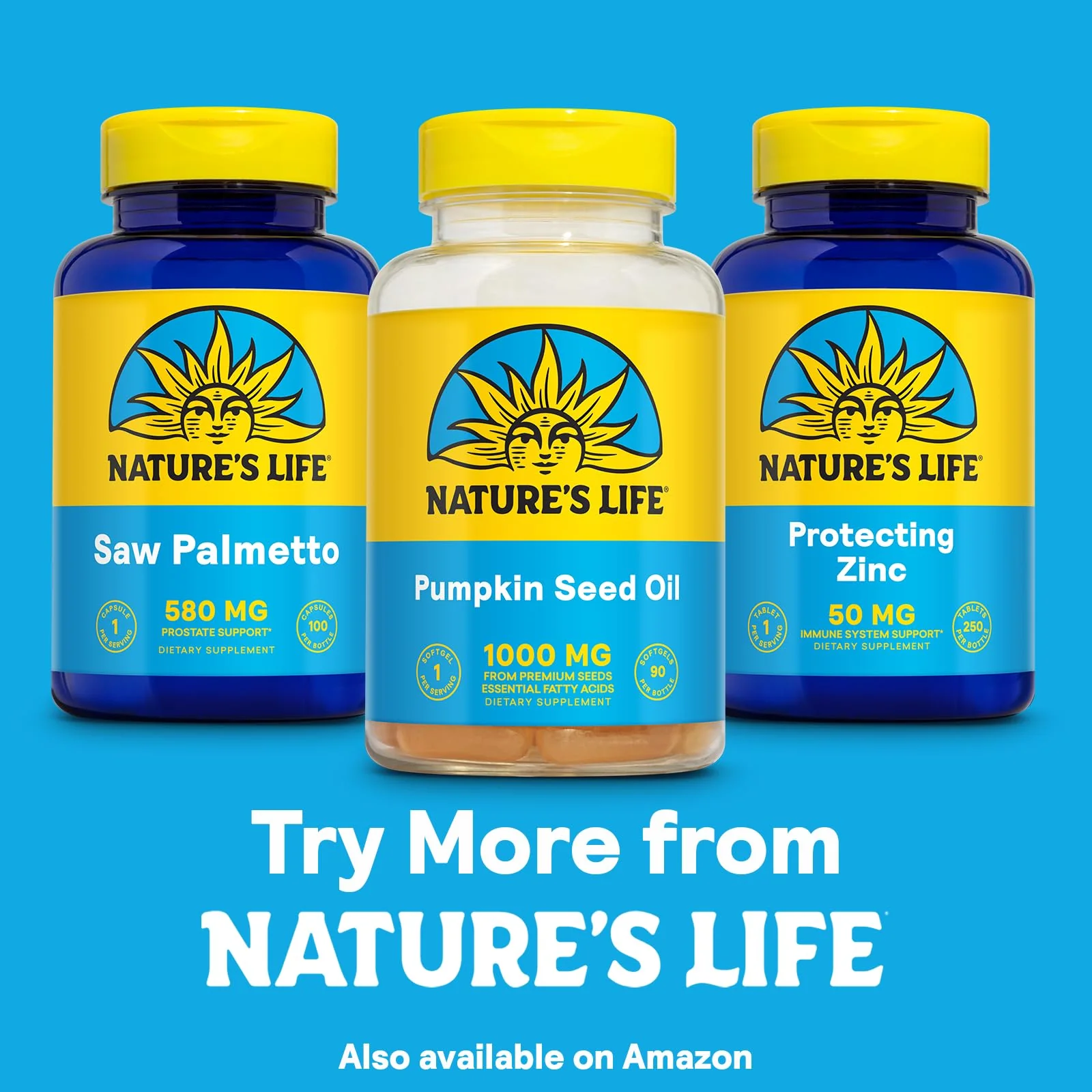 Nature's Life Pumpkin Seed Oil Supplement - Source of Omega 3 6 Essential Fatty Acids and Antioxidants - Cold Pressed from Organic Pumpkin Seeds - Vegan, 60-Day Guarantee, 90 Servings, 90 Softgels - Image 6