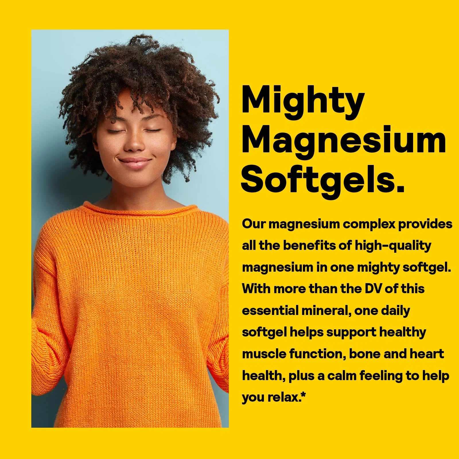 NATURE'S LIFE SoftMag 500 mg - Magnesium Complex - Bone Health, Muscle and Heart Health Support - Easy to Swallow Softgels - 60-Day Guarantee, 60 Servings, 60ct - Image 4