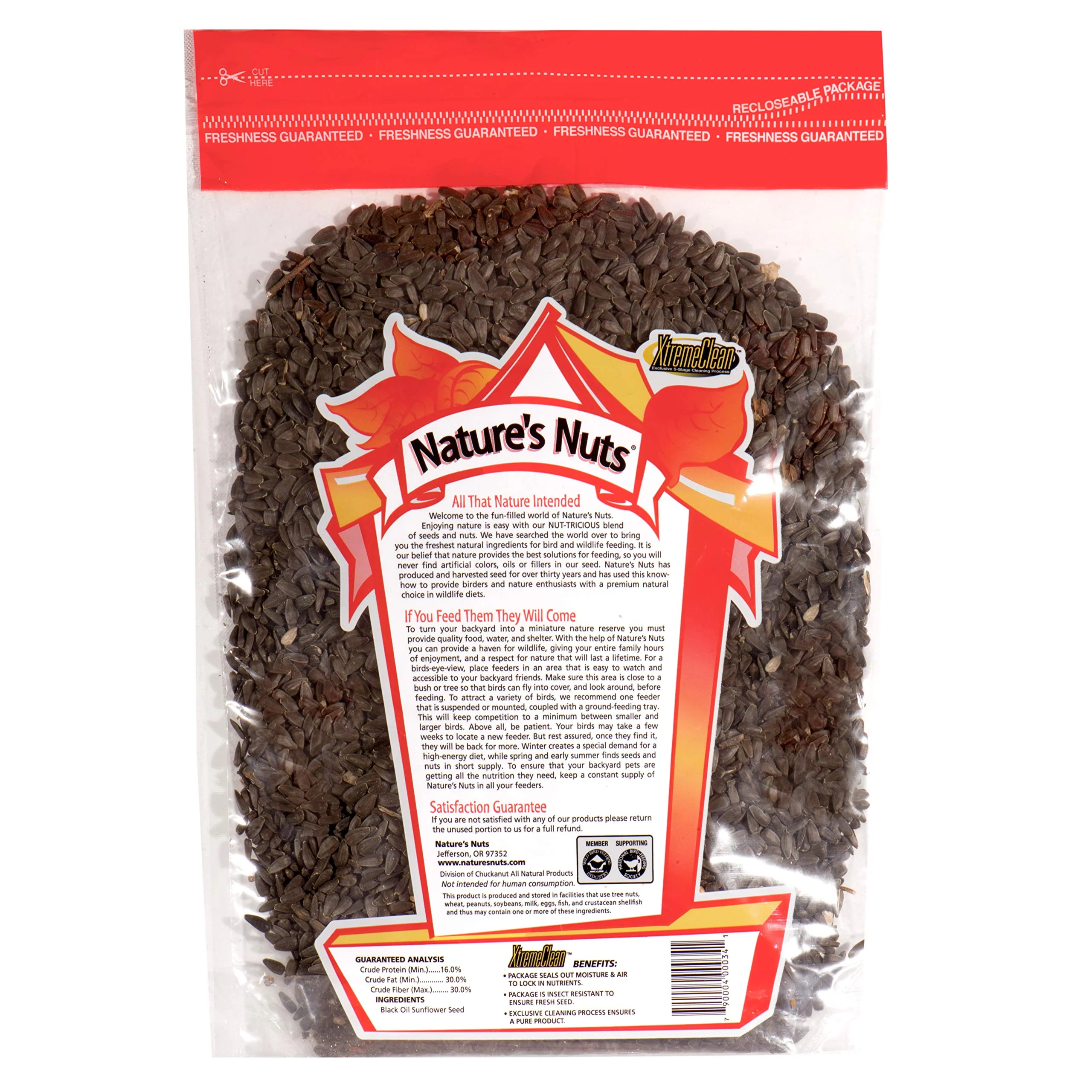 Nature's Nuts Premium Black Oil Sunflower Seed - 10 lb. - Image 2
