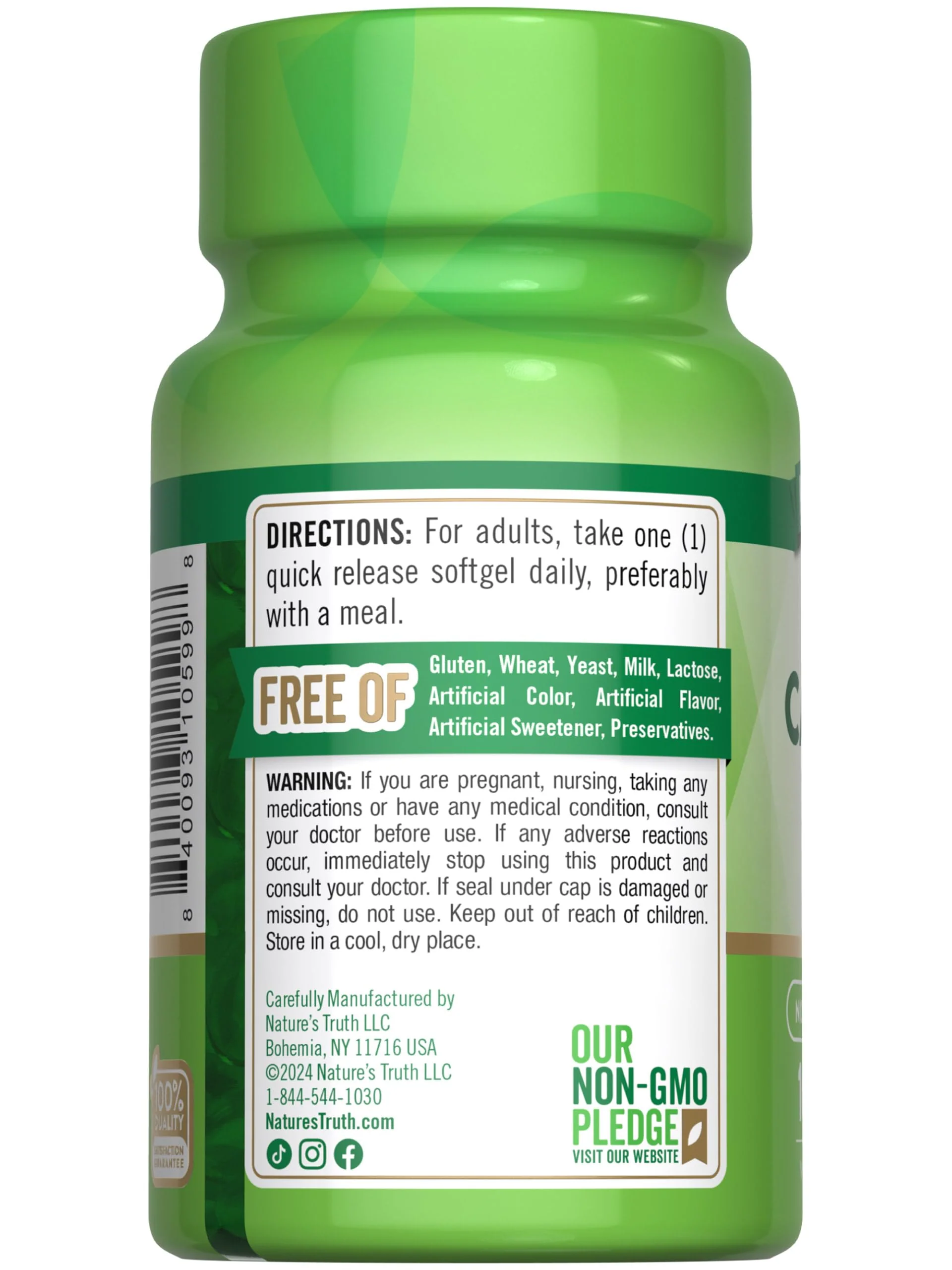 Nature's Truth Beta Carotene 25000 IU Softgels | 100 Count | Vitamin A Supplement | Non-GMO and Gluten Free - Image 7