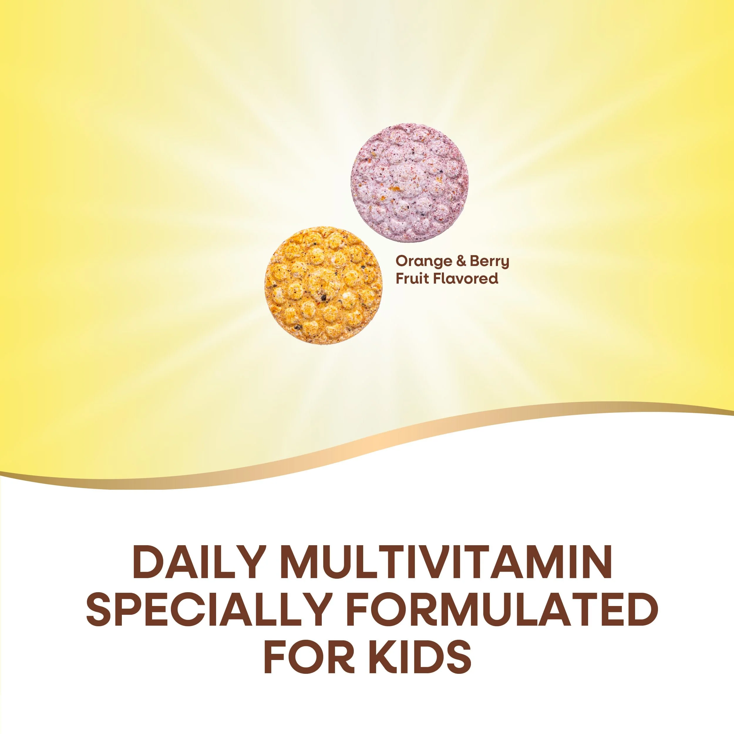 Nature's Way Alive! Children's Daily Chewable Multivitamin Supports Bone, Eye, Immune Health*, Orange and Berry Fruit Flavored, Gluten Free, 120 Tablets - Image 6
