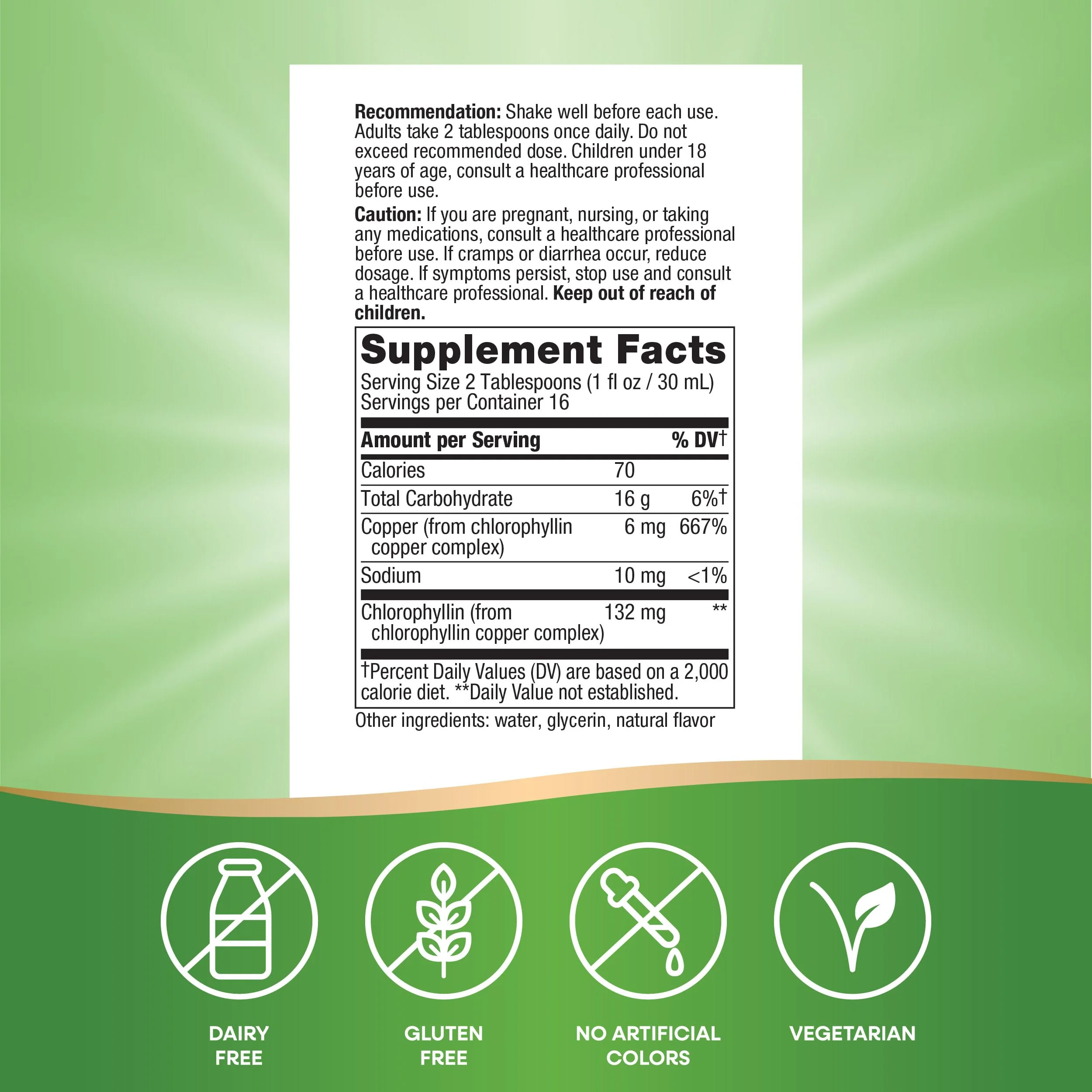 Nature's Way Chlorofresh Liquid Chlorophyll Internal Deodorant 16 fl oz, Mint Flavor (Packaging May Vary) - Image 5