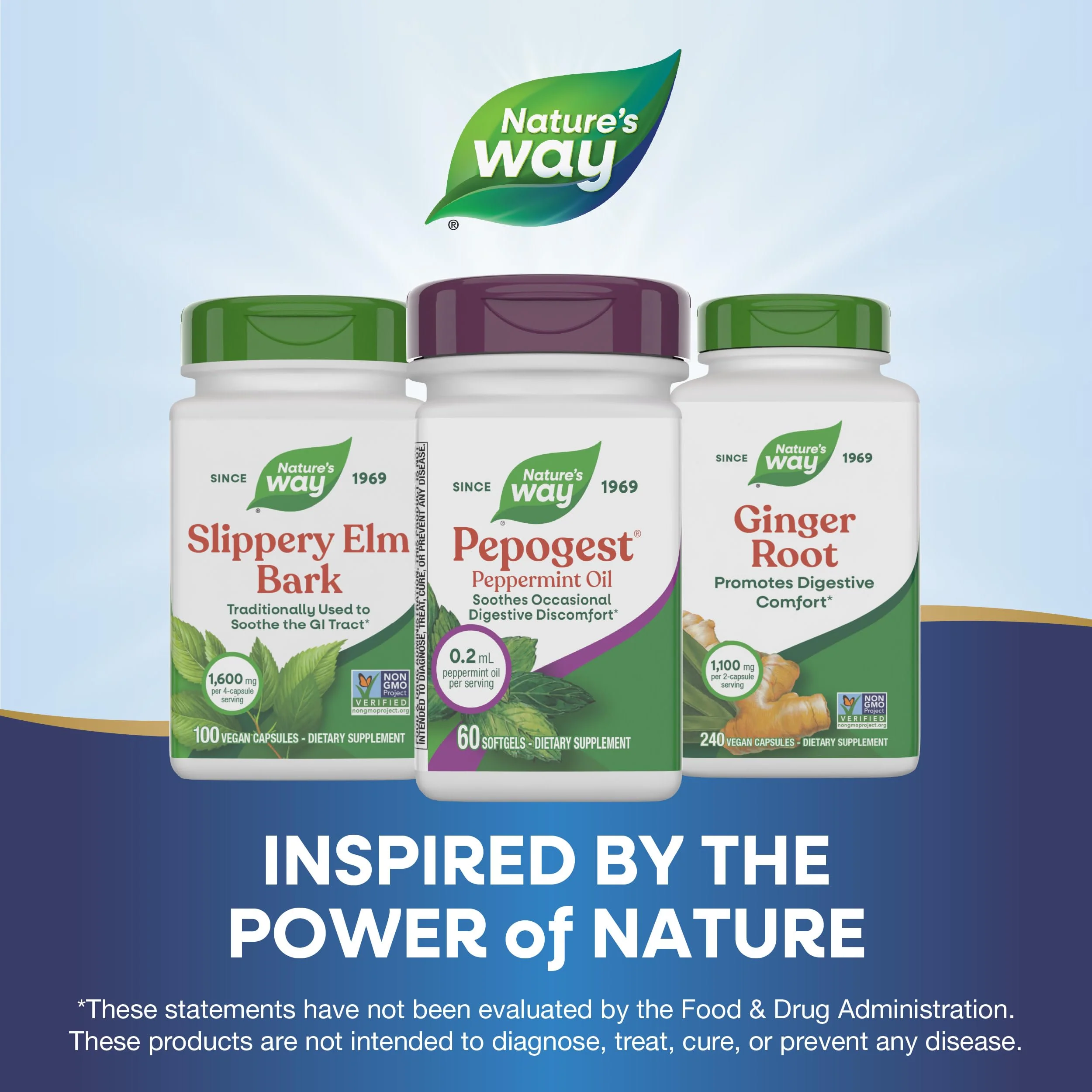 Nature's Way Pepogest Peppermint Oil, Soothes Occasional Gastrointestinal Discomfort*, Enteric Coated Peppermint Oil Softgels, 60 Softgels (Packaging May Vary) - Image 2