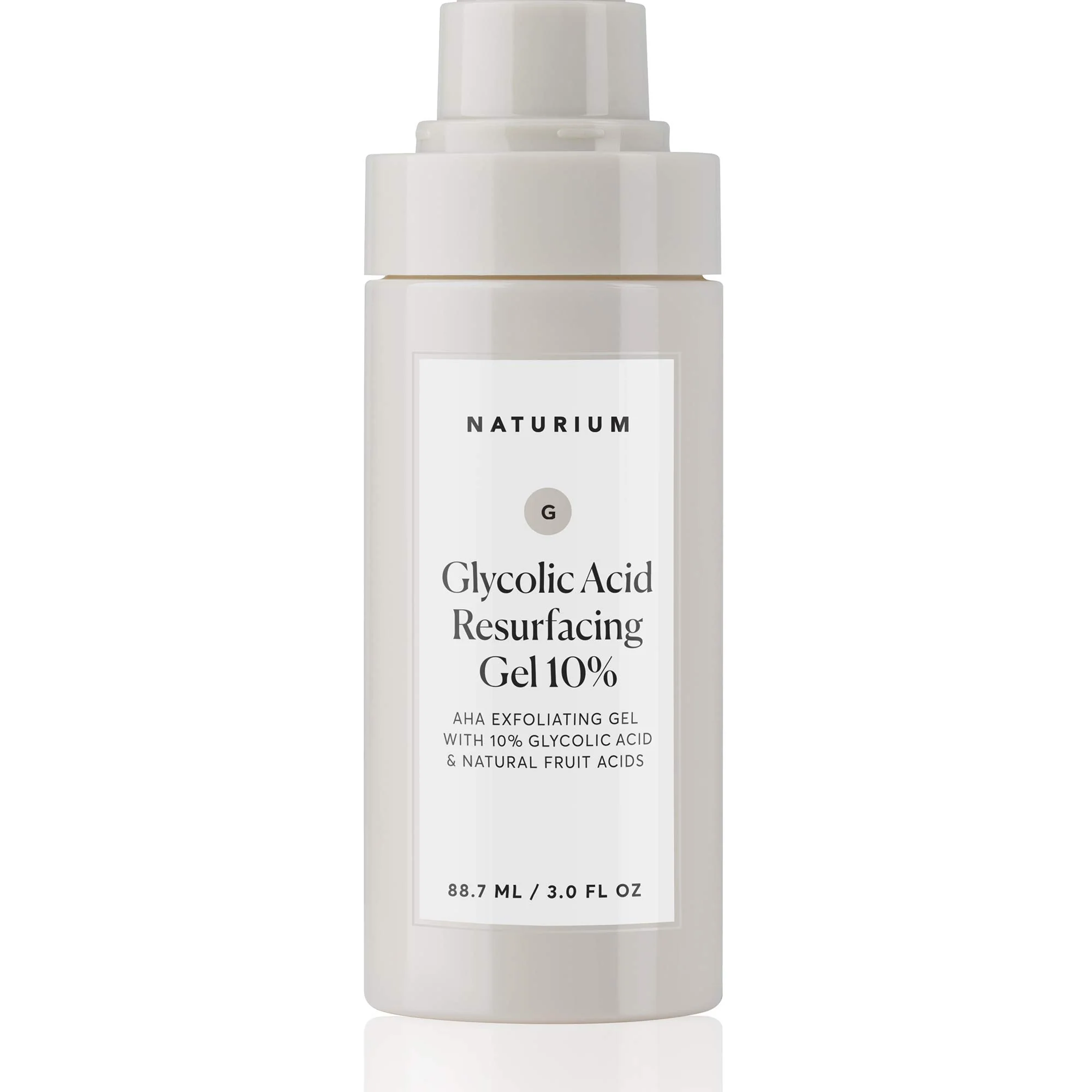 Naturium Glycolic Acid Resurfacing Gel 10%, AHA Exfoliating Gel with Natural Fruit Acids, 3.0 oz - Image 2