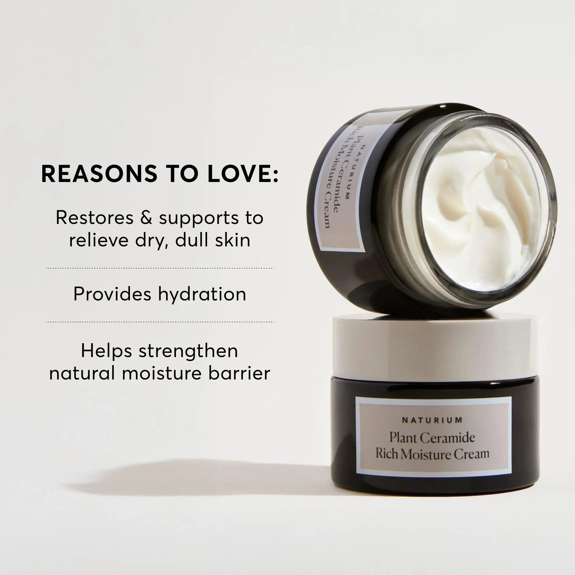 Naturium Plant Ceramide Rich Moisture Cream, Hydrating & Anti-Aging Skincare, 1.7 oz - Image 3