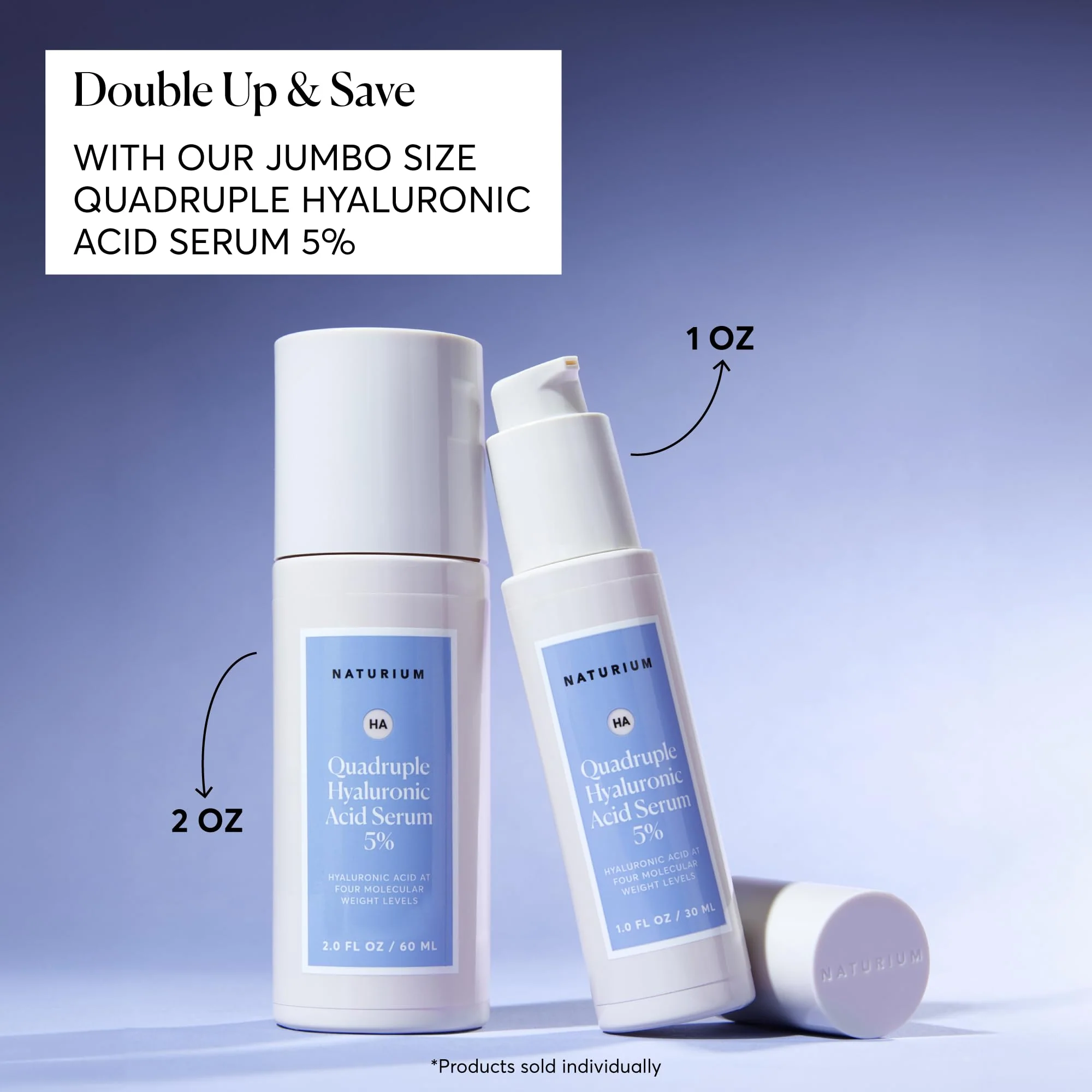Naturium Quadruple Hyaluronic Acid Serum 5%, Hydrating & Plumping Face Serum, Anti-Aging & Moisturizing Skin Care, Fragrance-Free, 1 oz - Image 4