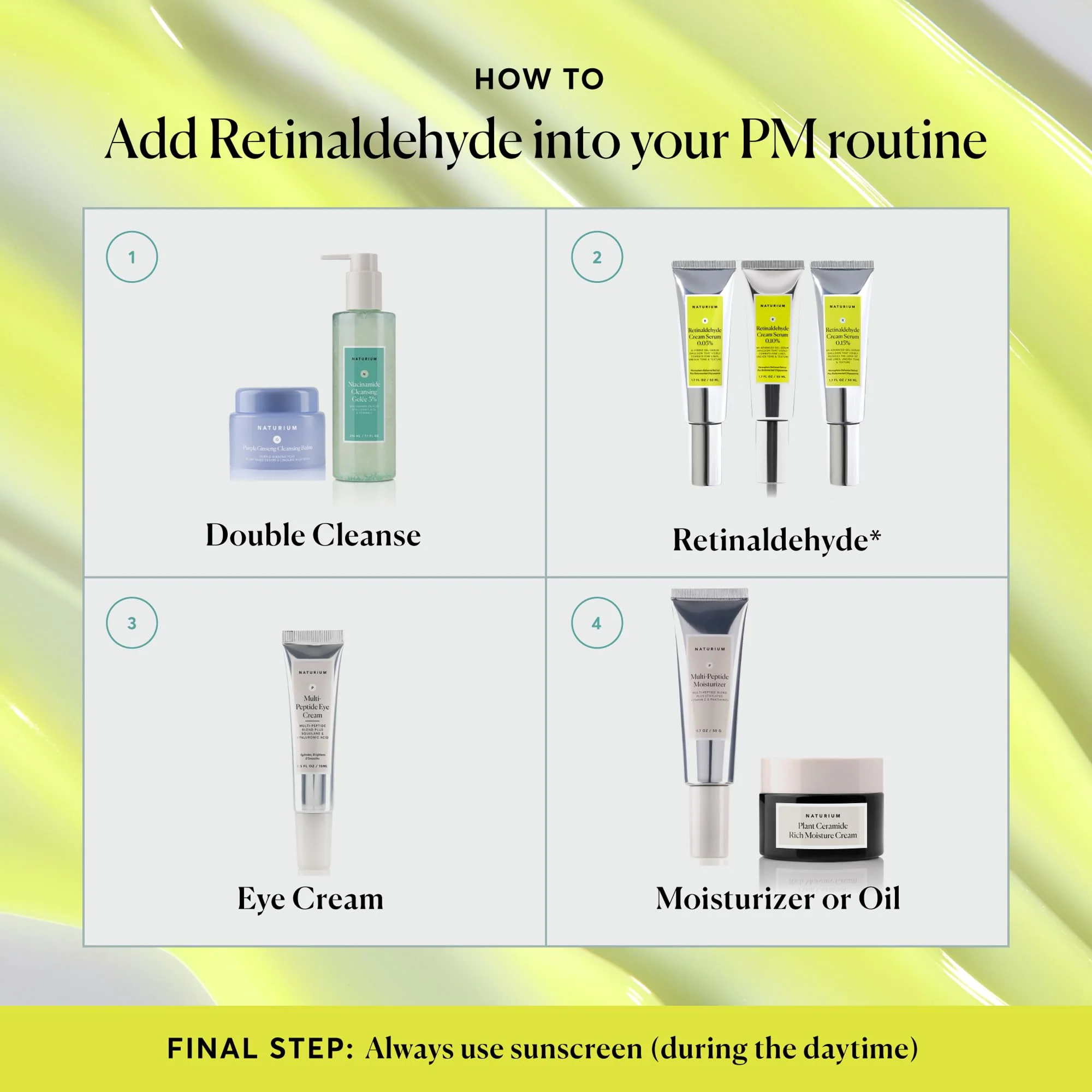 Naturium Retinaldehyde Cream Serum 0.10%, Advanced Anti-Aging & Smoothing Potent Face & Skin Care, 1.7 oz - Image 5