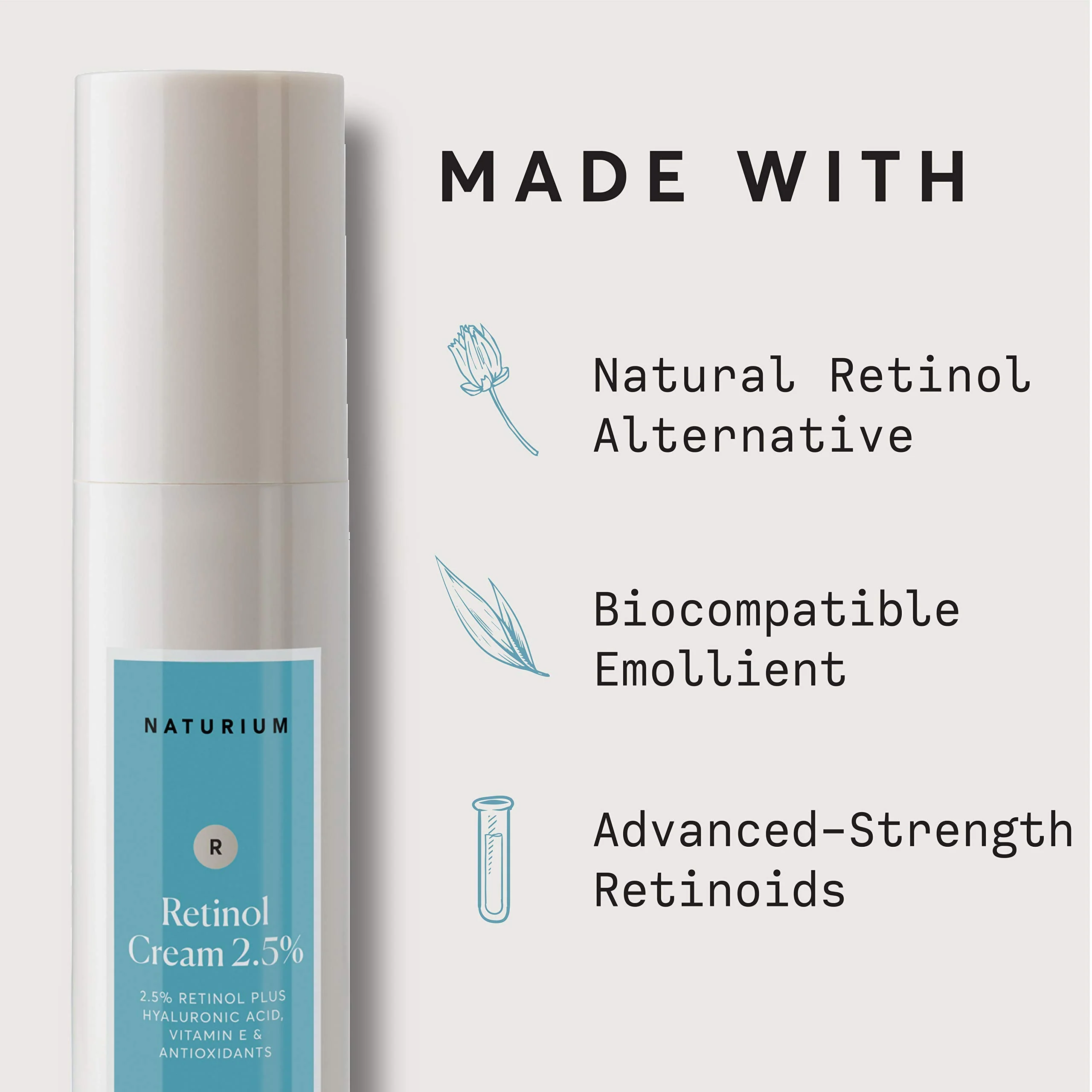 Naturium Retinol Complex Face Cream 2.5%, Moisturizing Anti-Aging Facial Cream, 1.7 oz - Image 5