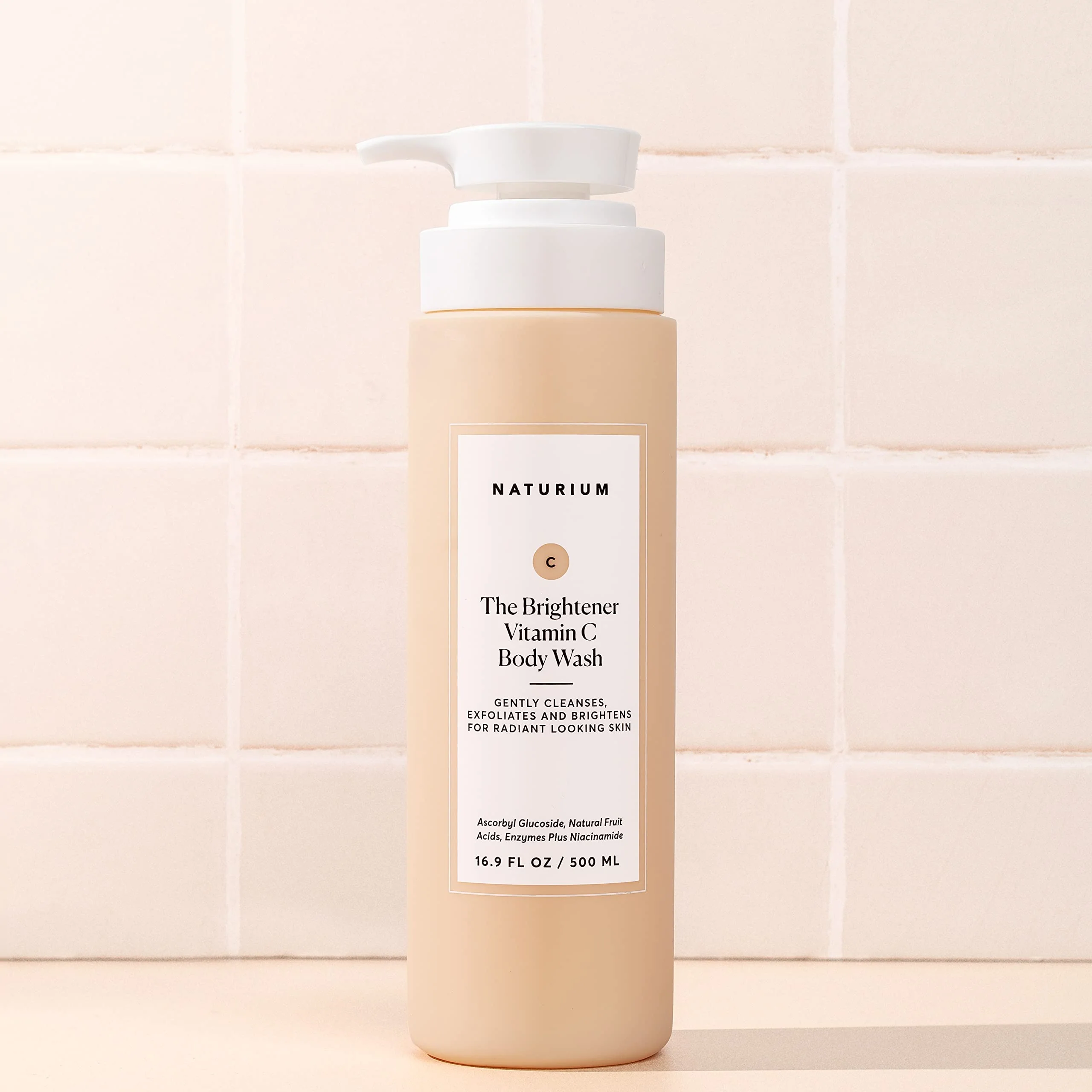 Naturium The Brightener Vitamin C Body Wash, Gentle Cleanser for Smoother-Looking Skin, Removes Dirt, Oil & Other Impurities, 16.9 oz - Image 5